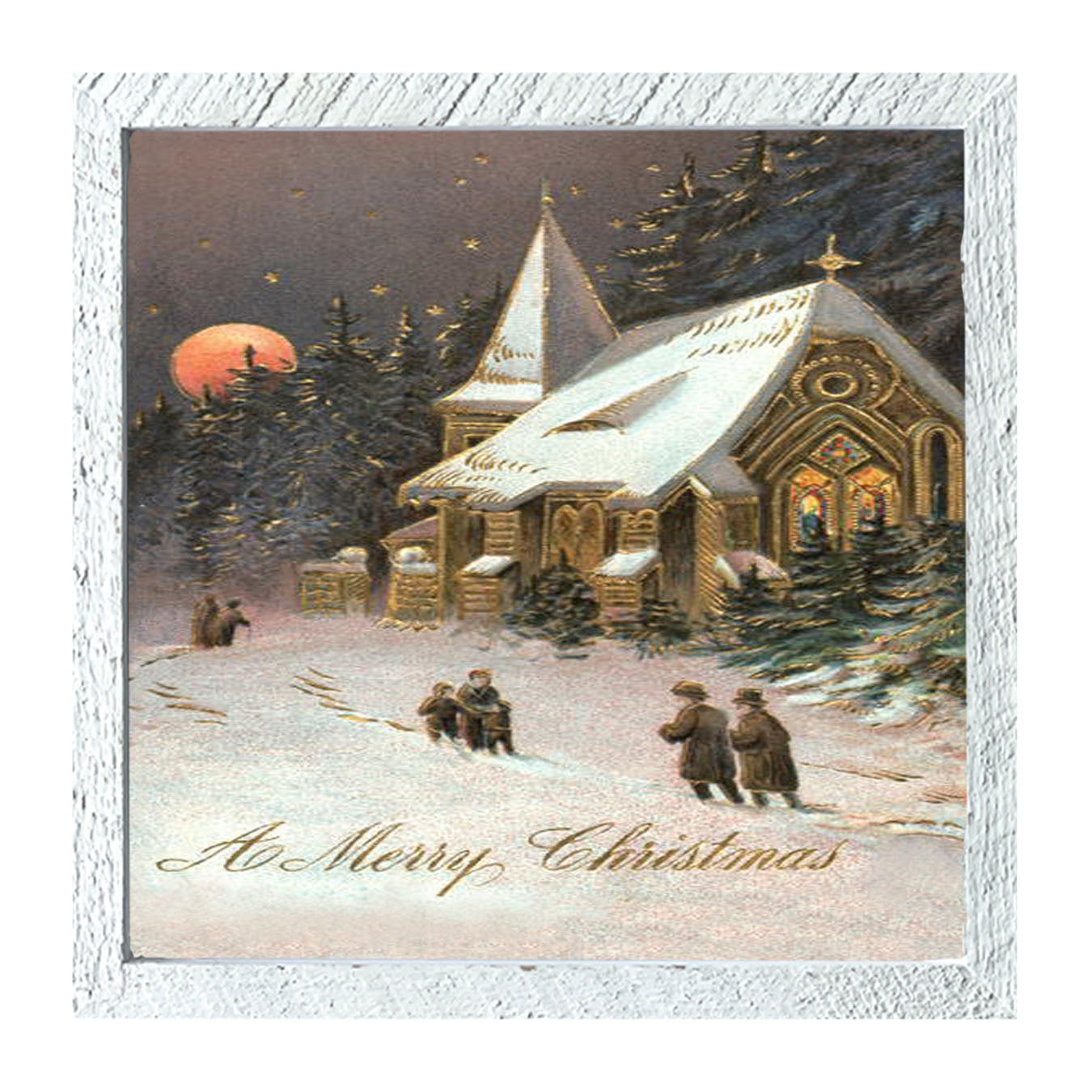 Church in the Woods - Framed art