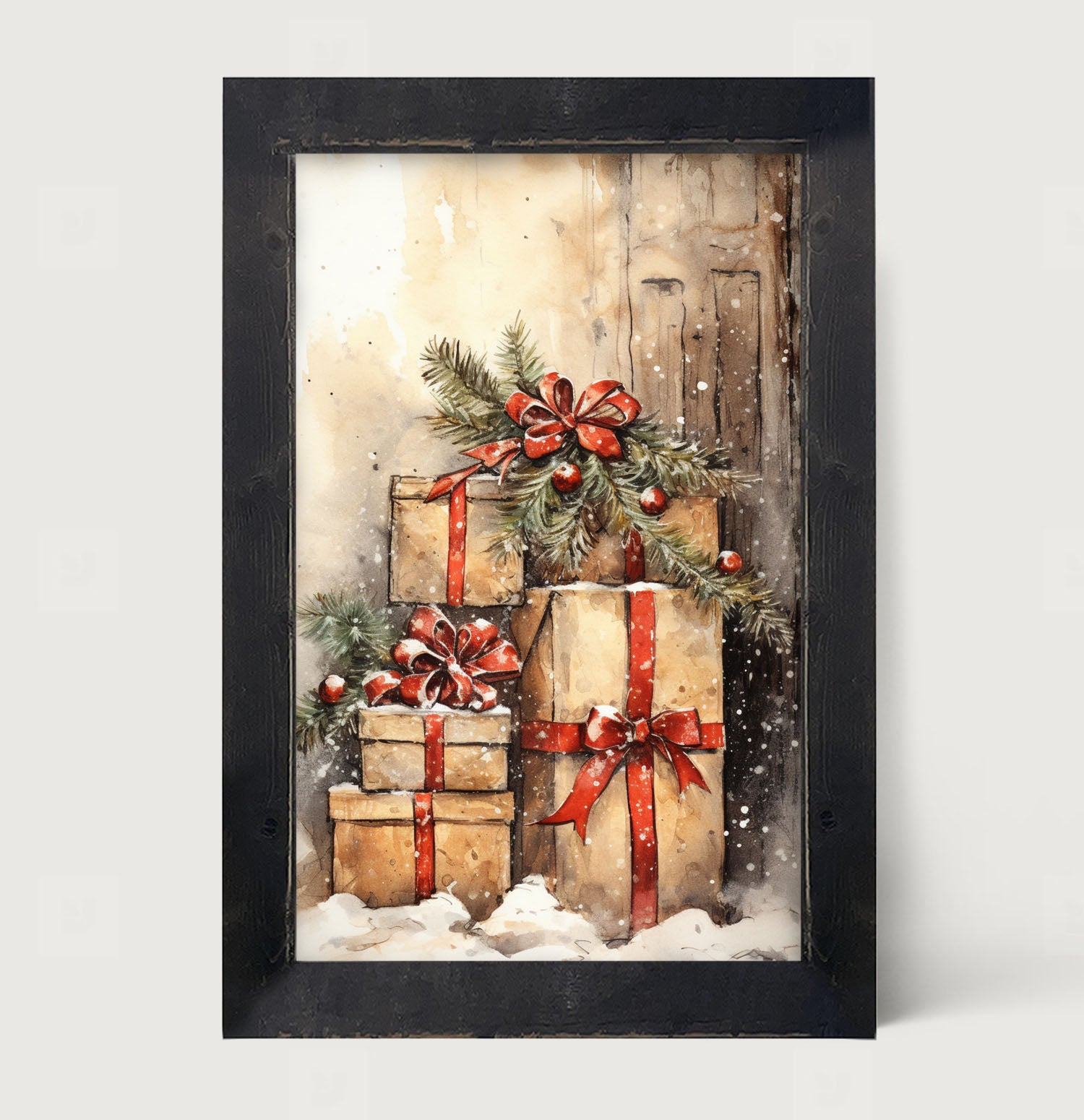 Christmas presents - Framed art