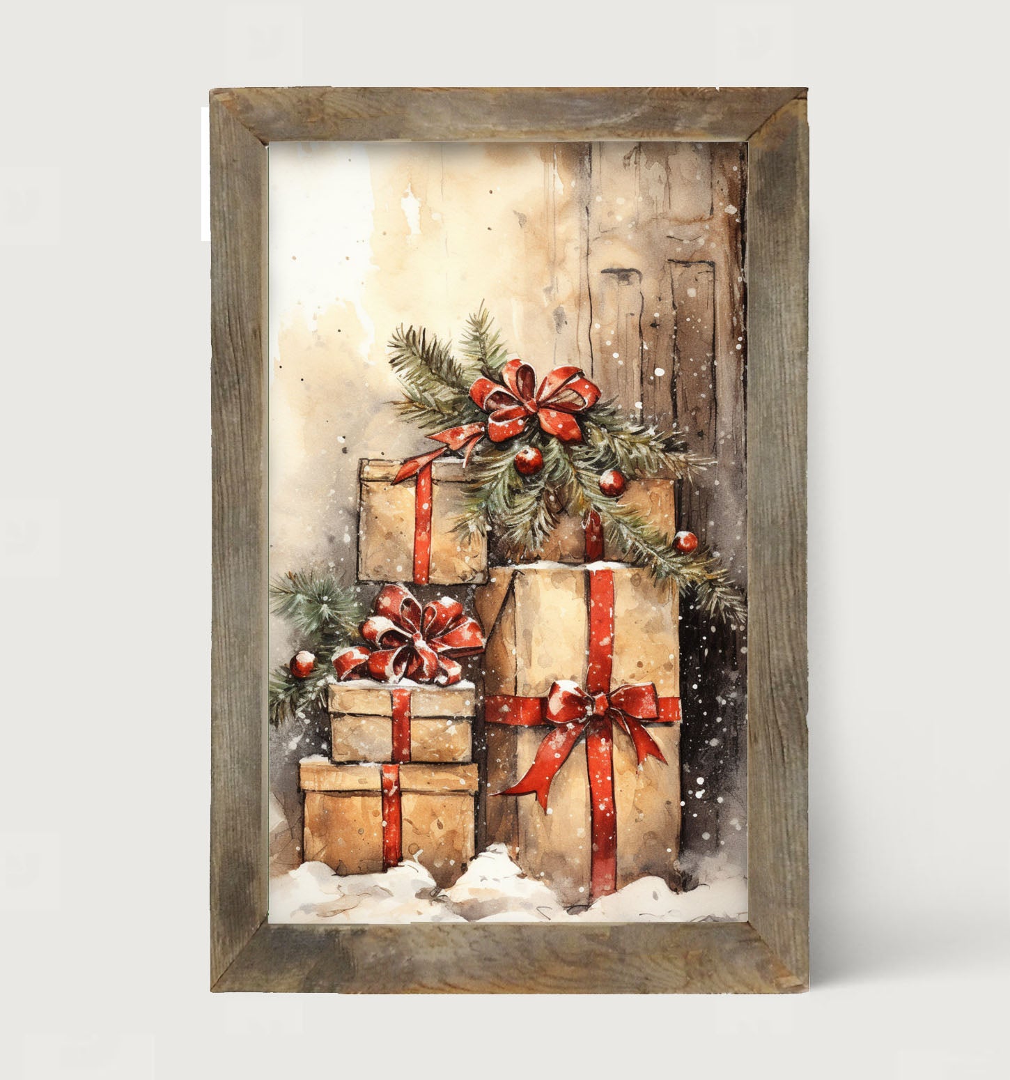 Christmas presents - Framed art