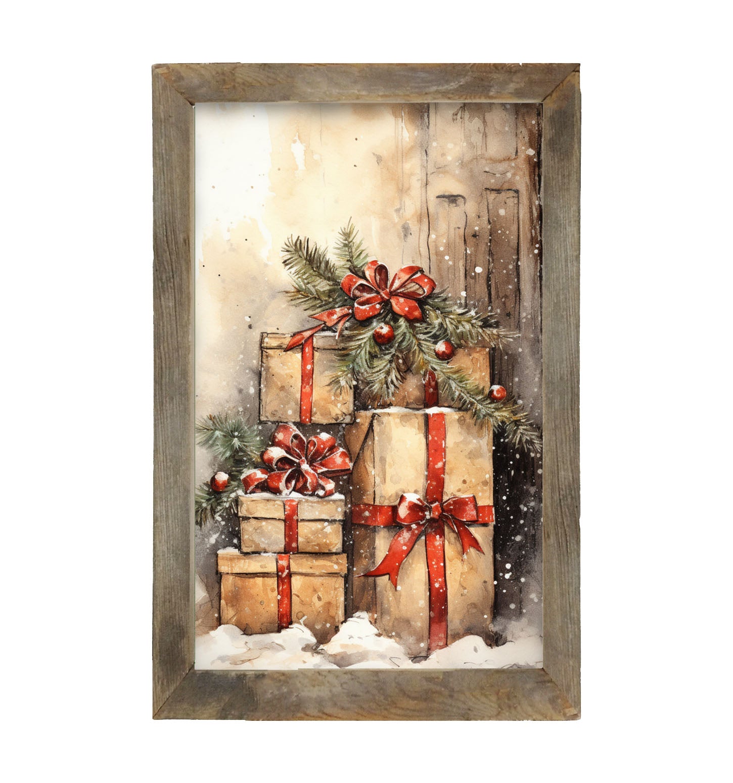 Christmas presents - Framed art