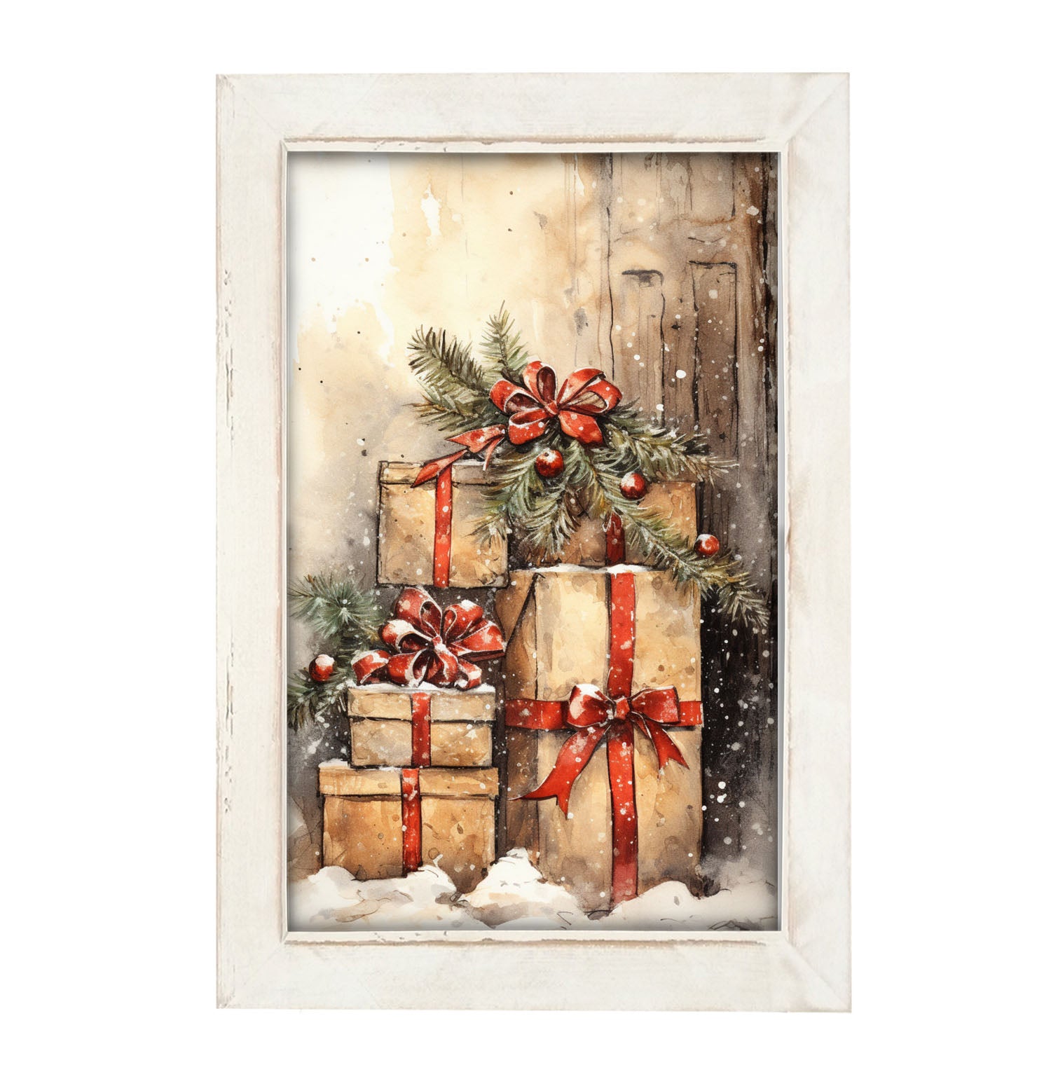 Christmas presents - Framed art