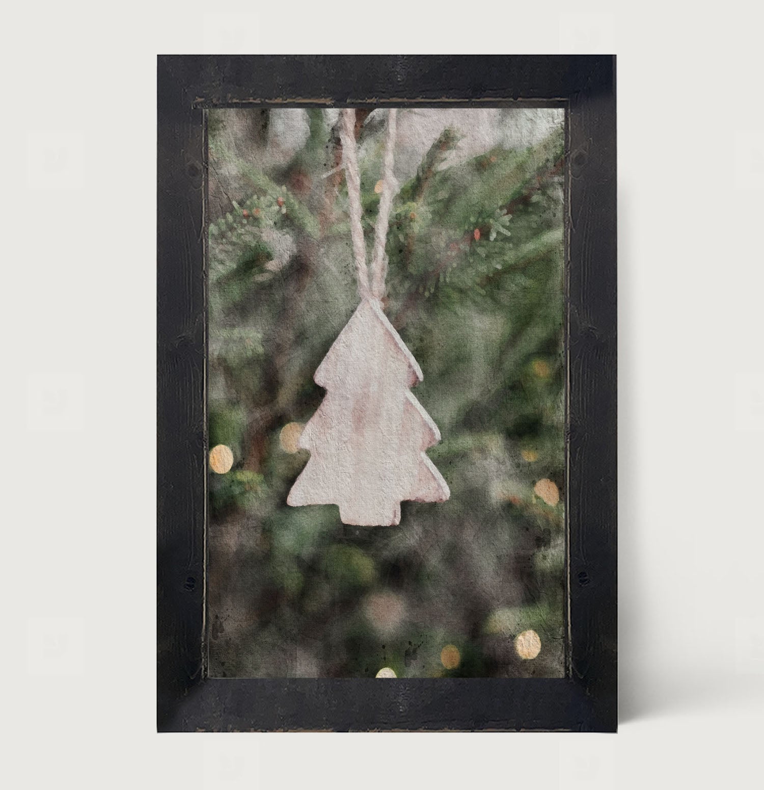 Christmas tree ornament - Framed art