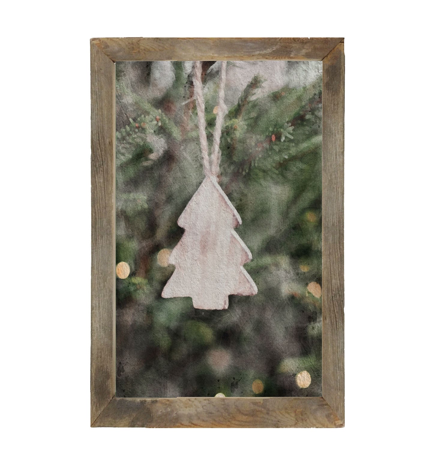 Christmas tree ornament - Framed art