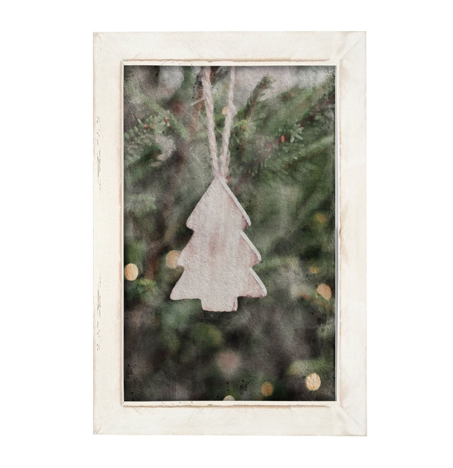 Christmas tree ornament - Framed art