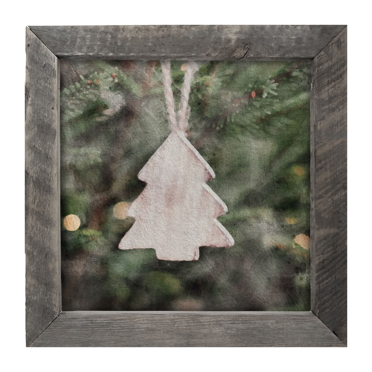 Christmas tree ornament - Framed art