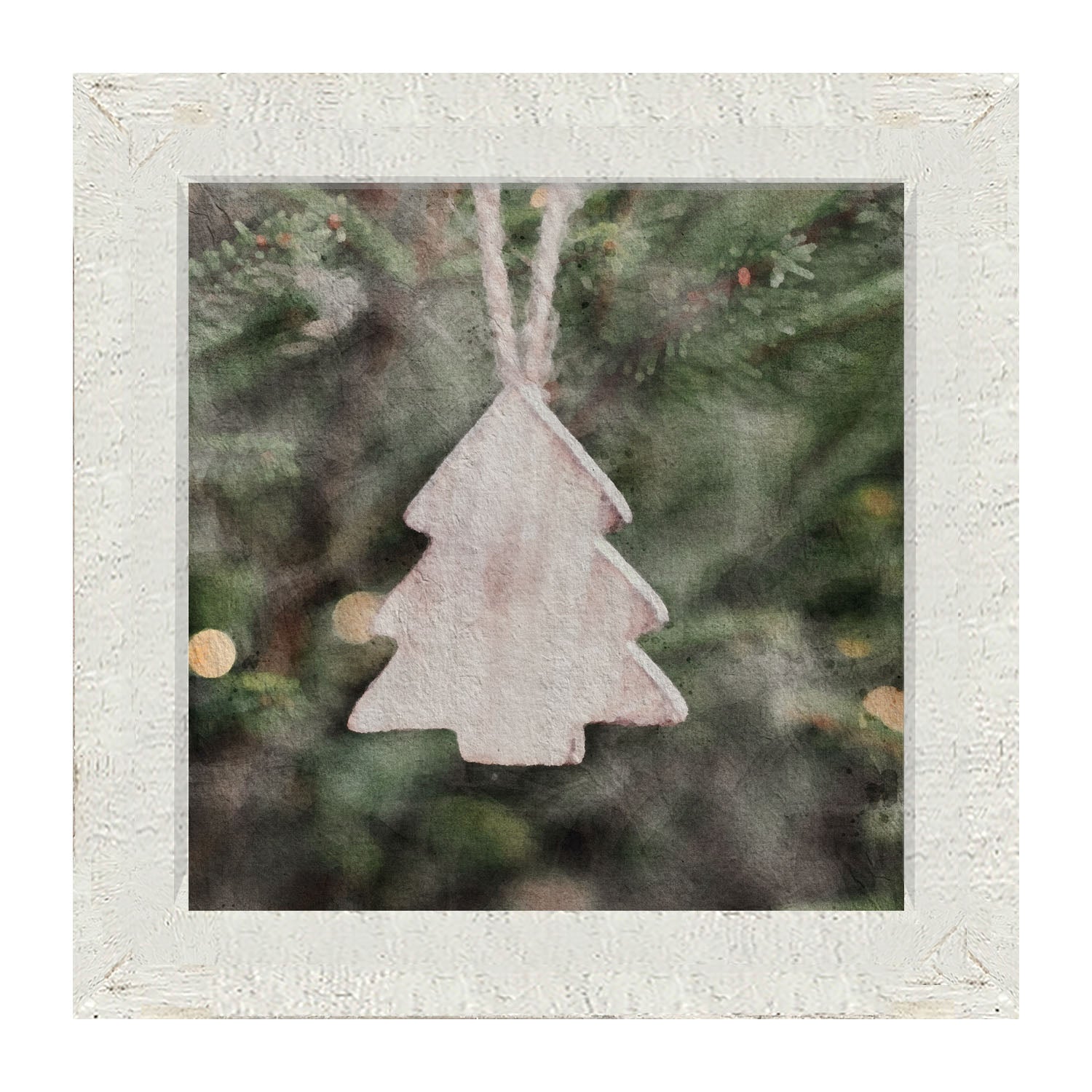 Christmas tree ornament - Framed art