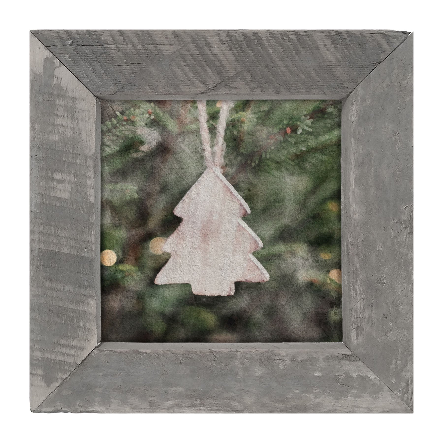 Christmas tree ornament - Framed art