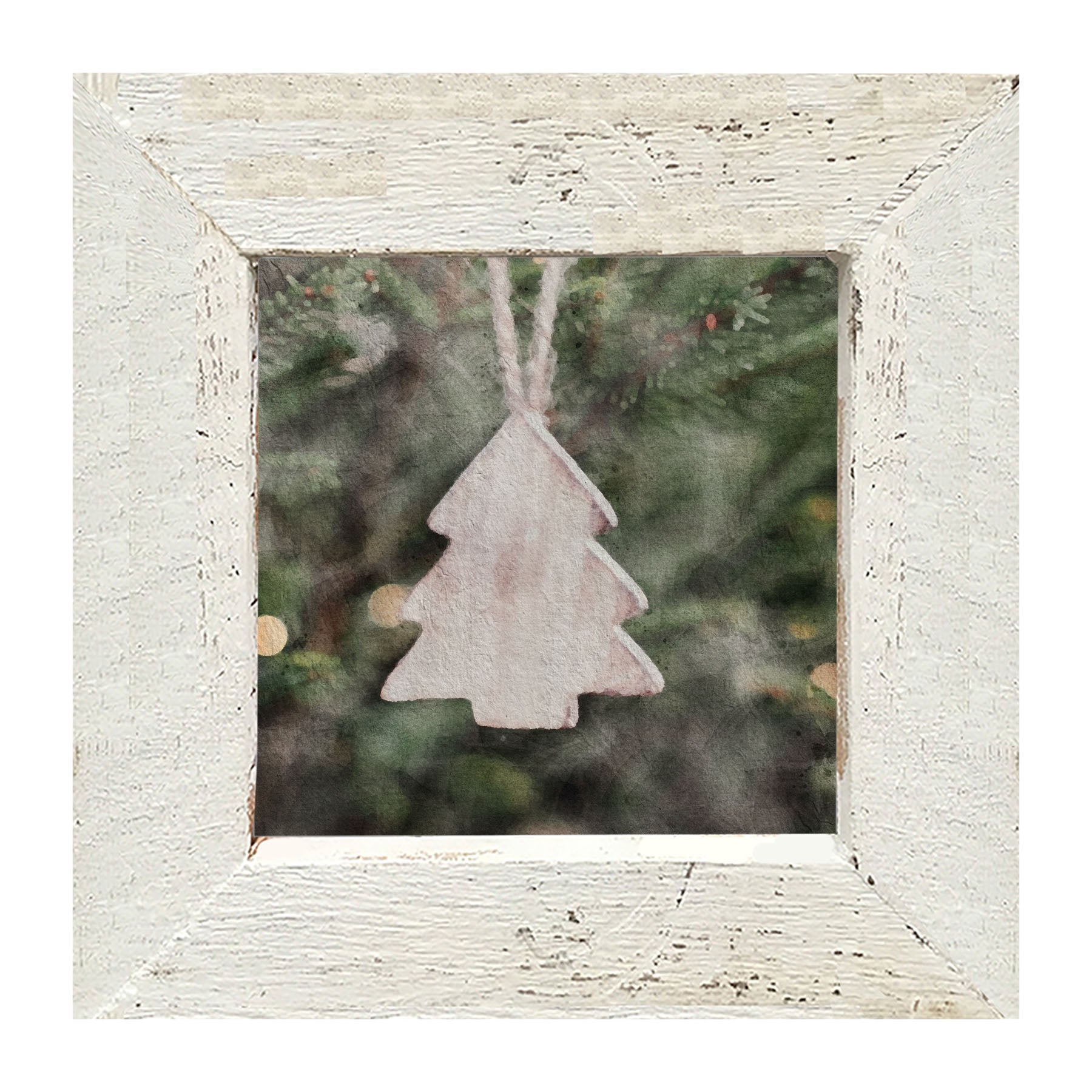 Christmas tree ornament - Framed art