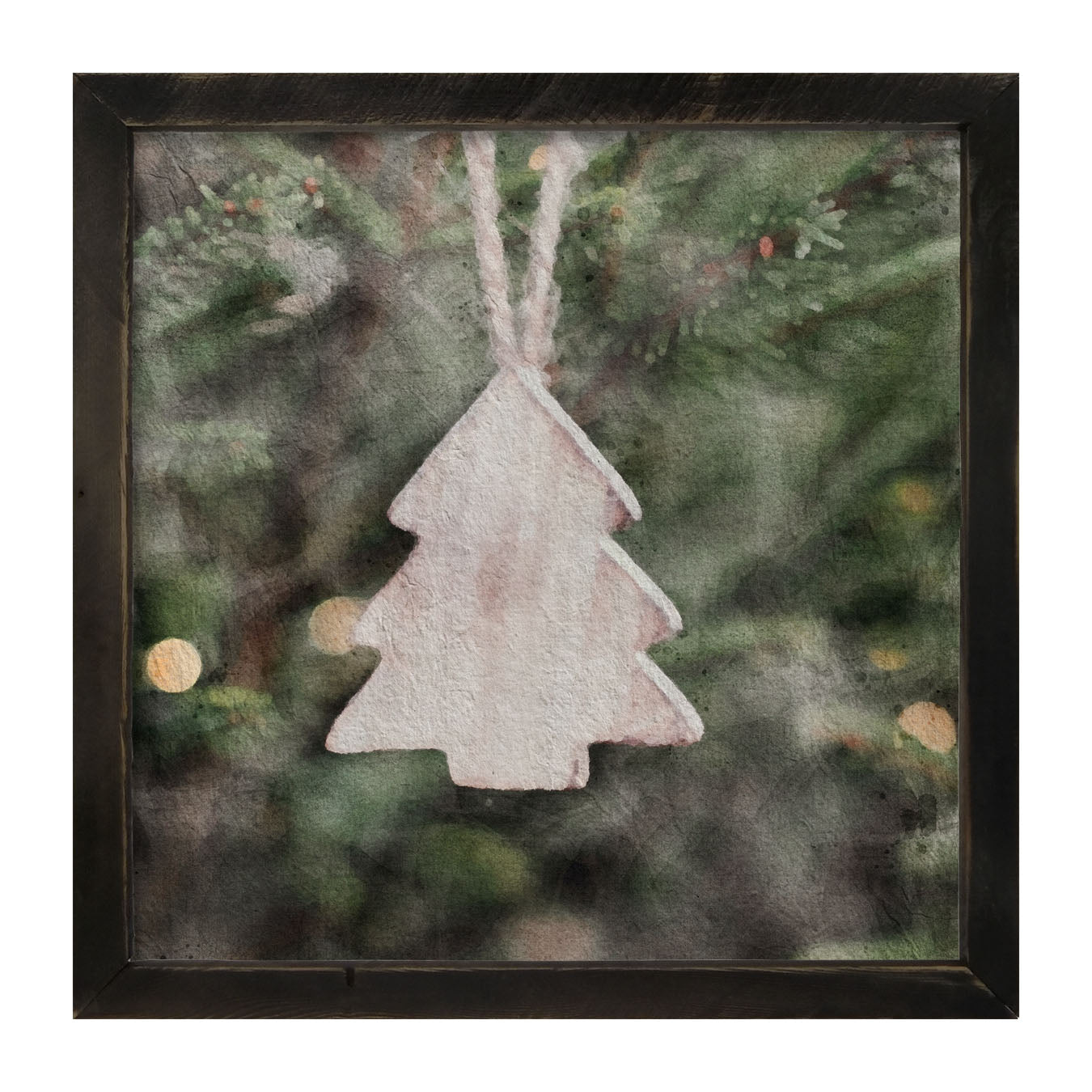 Christmas tree ornament - Framed art
