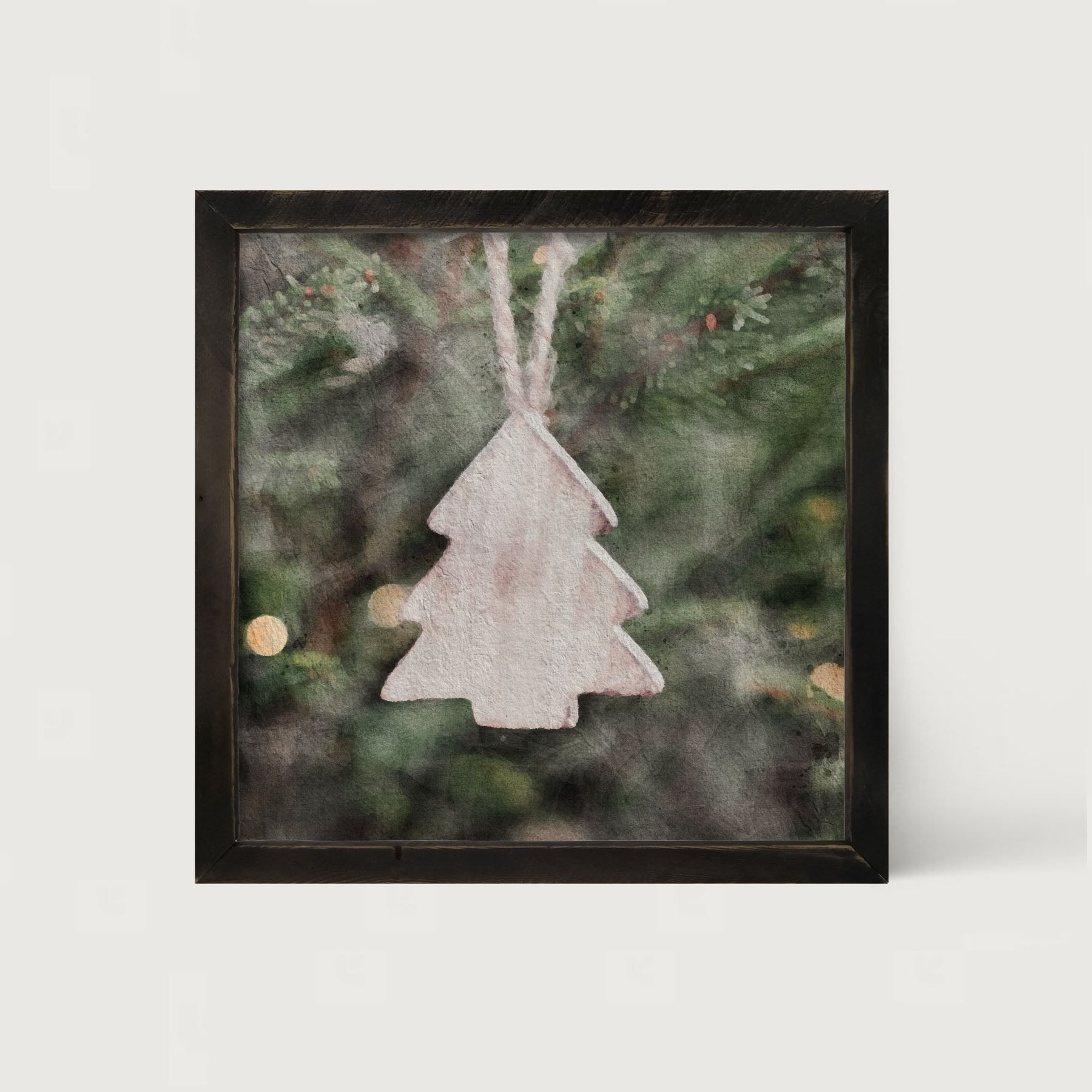 Christmas tree ornament - Framed art