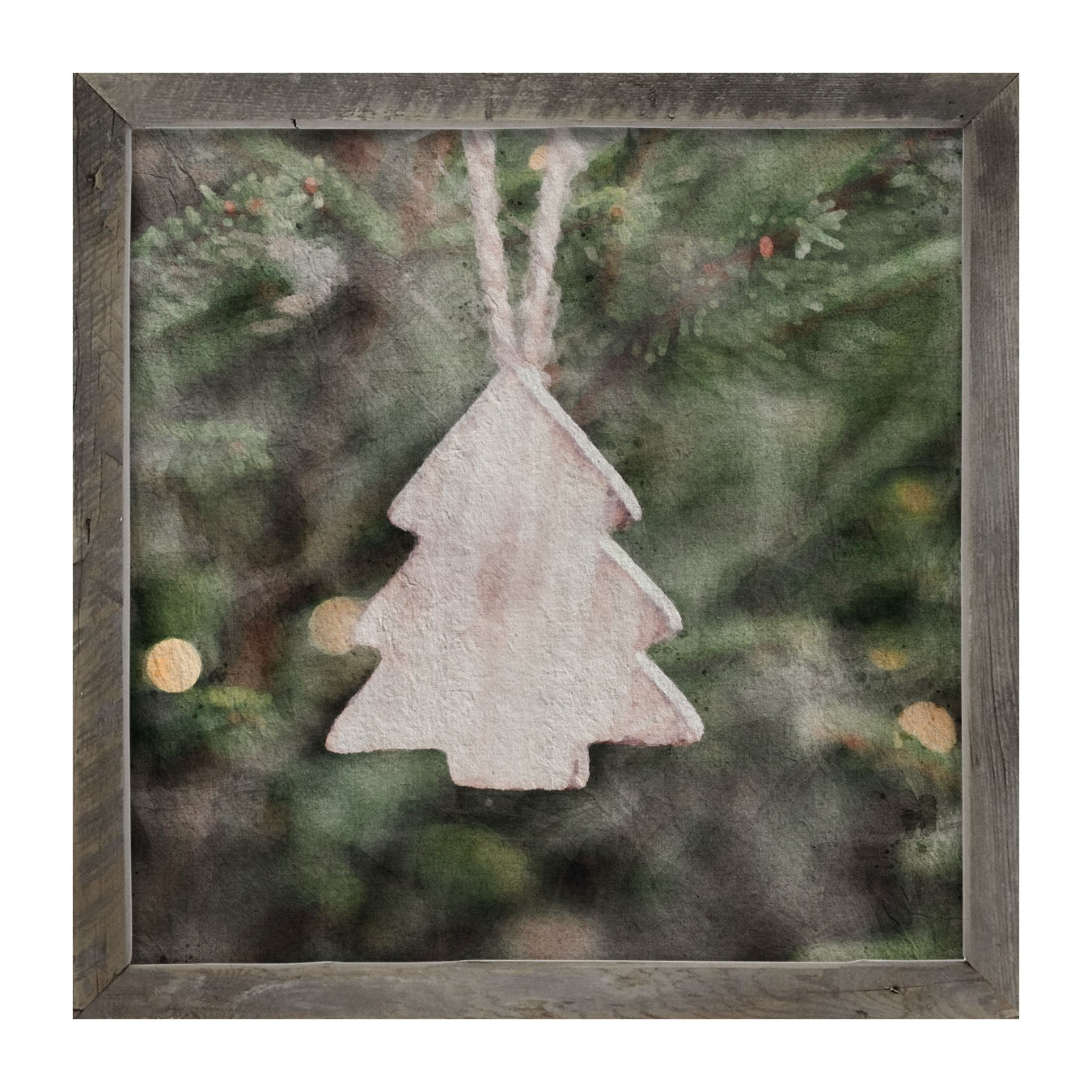 Christmas tree ornament - Framed art