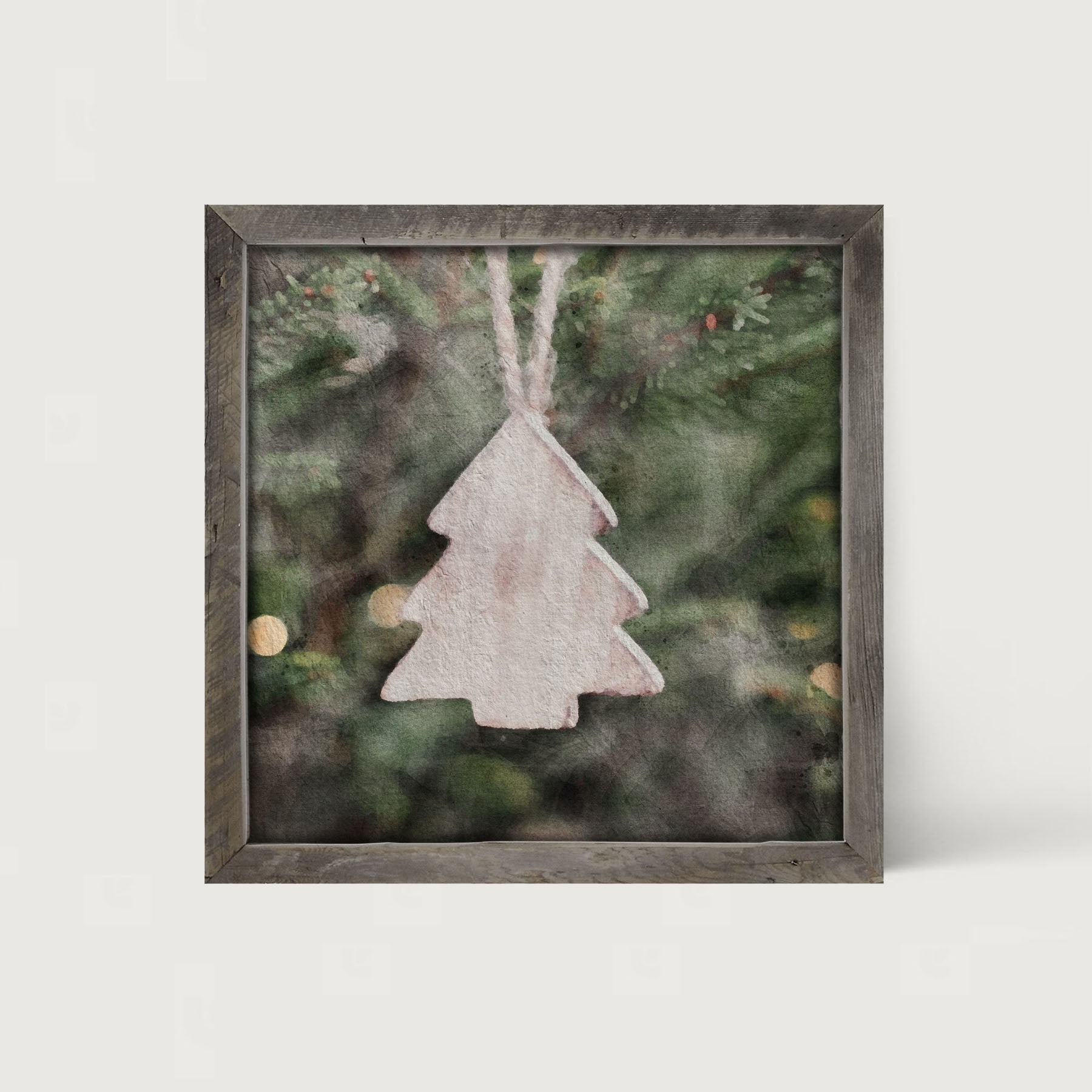 Christmas tree ornament - Framed art