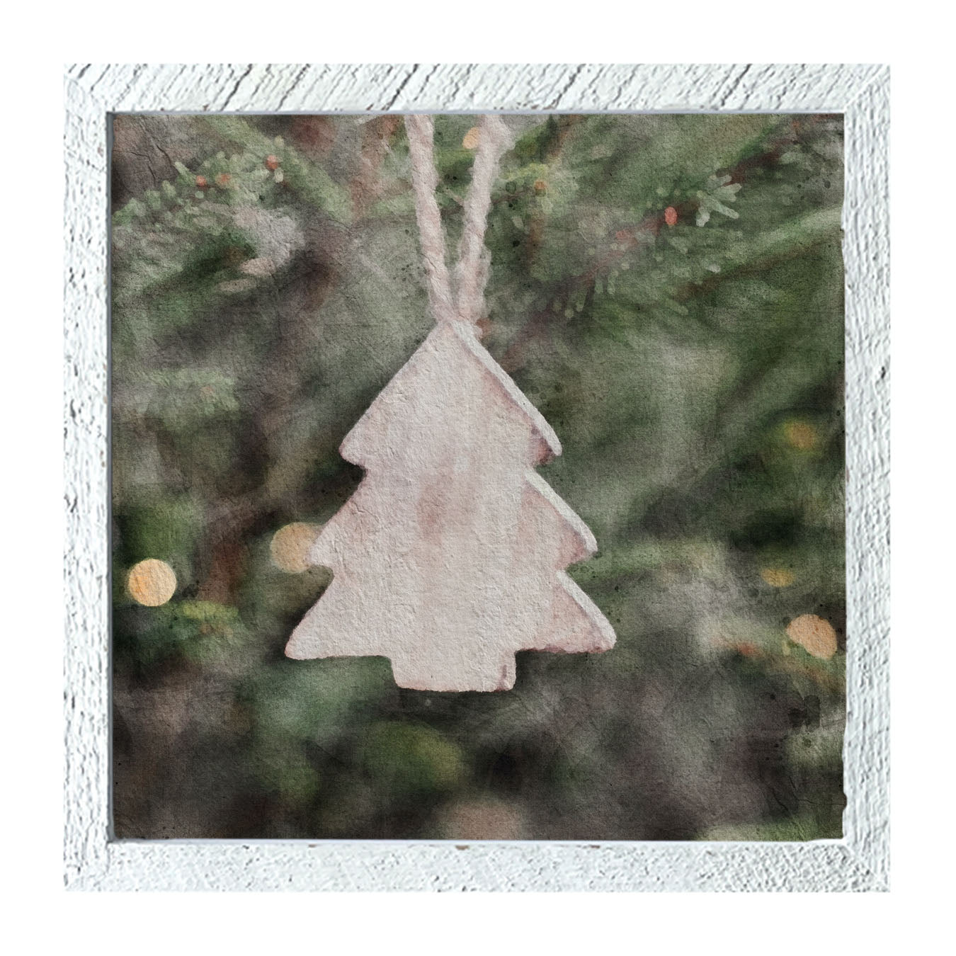 Christmas tree ornament - Framed art