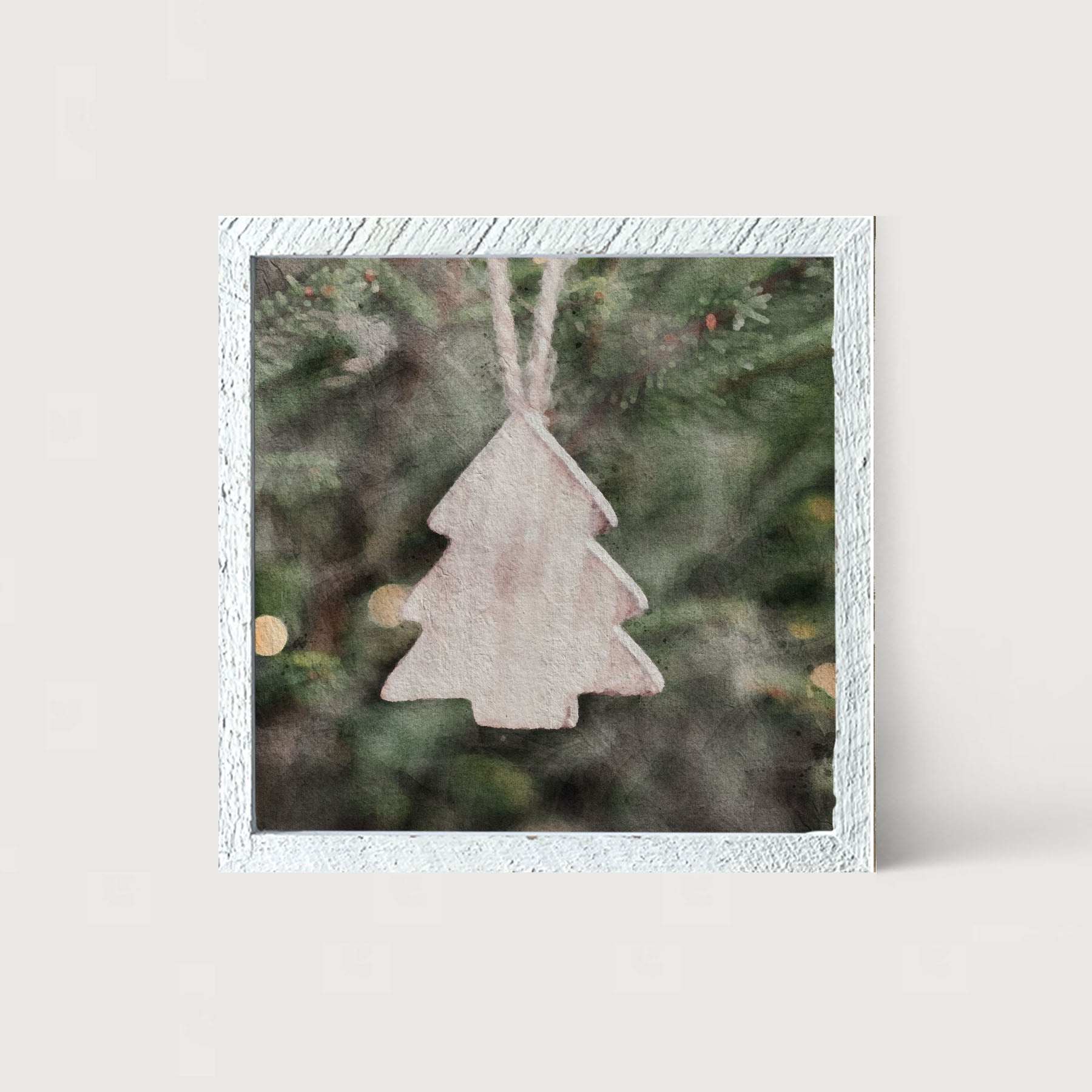 Christmas tree ornament - Framed art