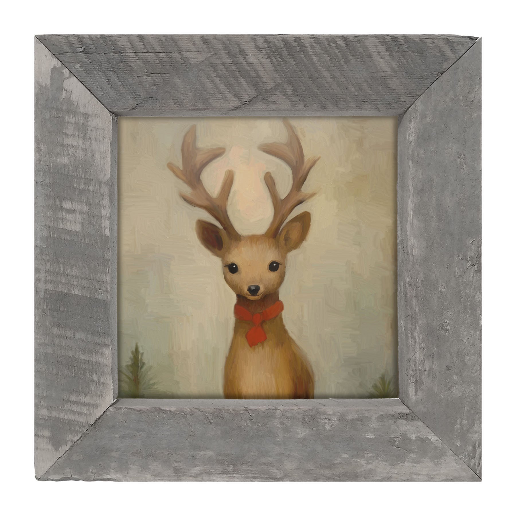Christmas Reindeer - Framed Art