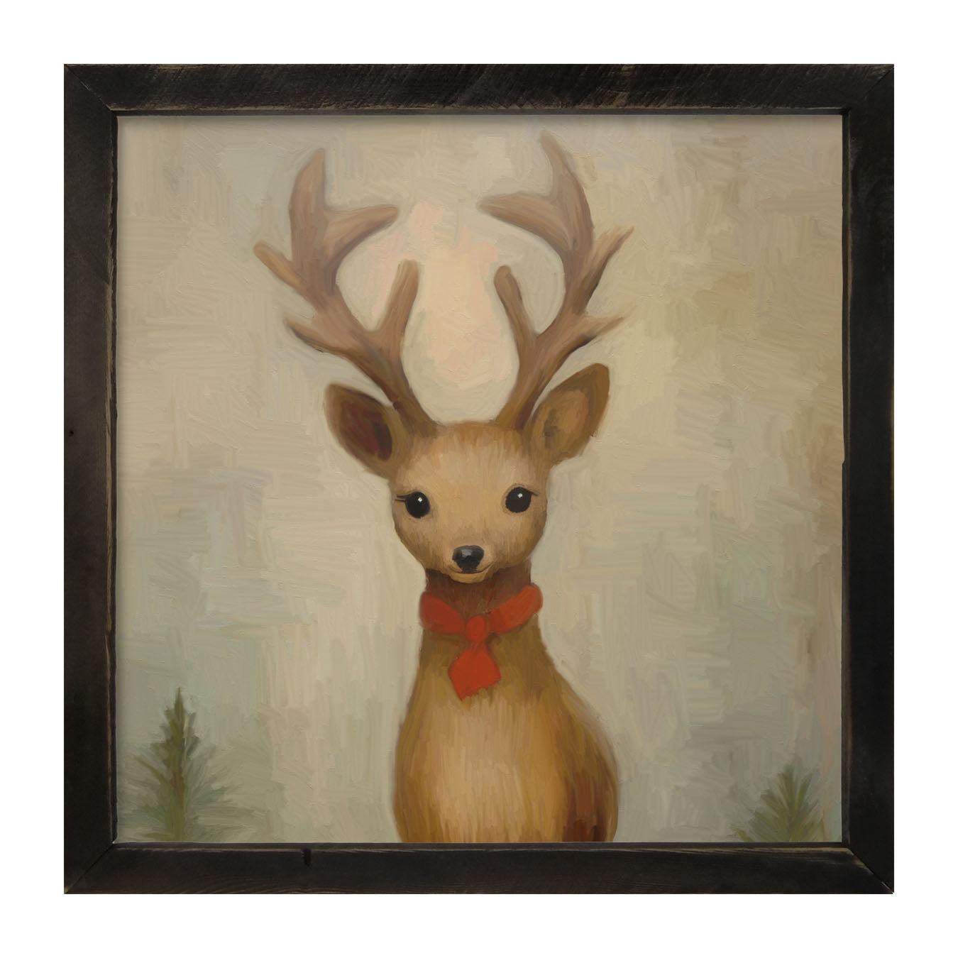 Christmas Reindeer - Framed Art