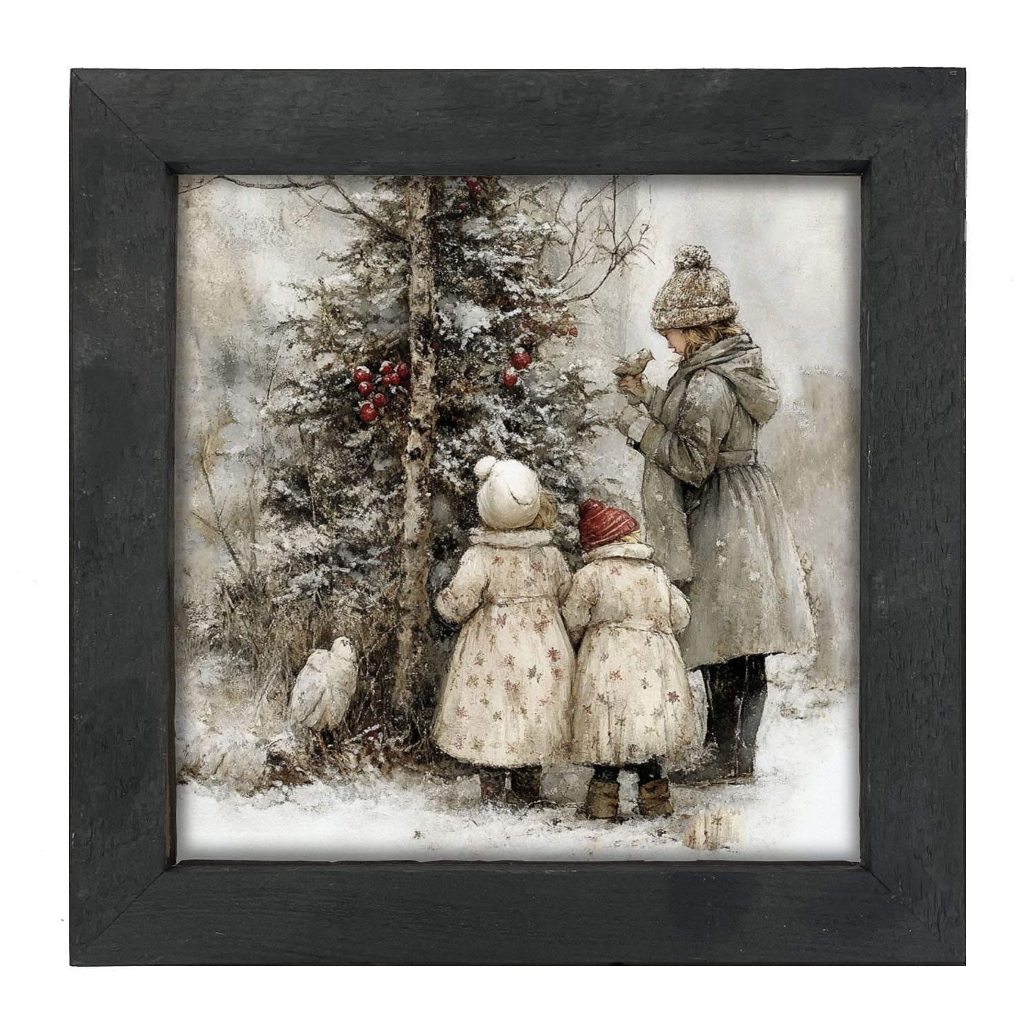 Winter's Children - Framed Art