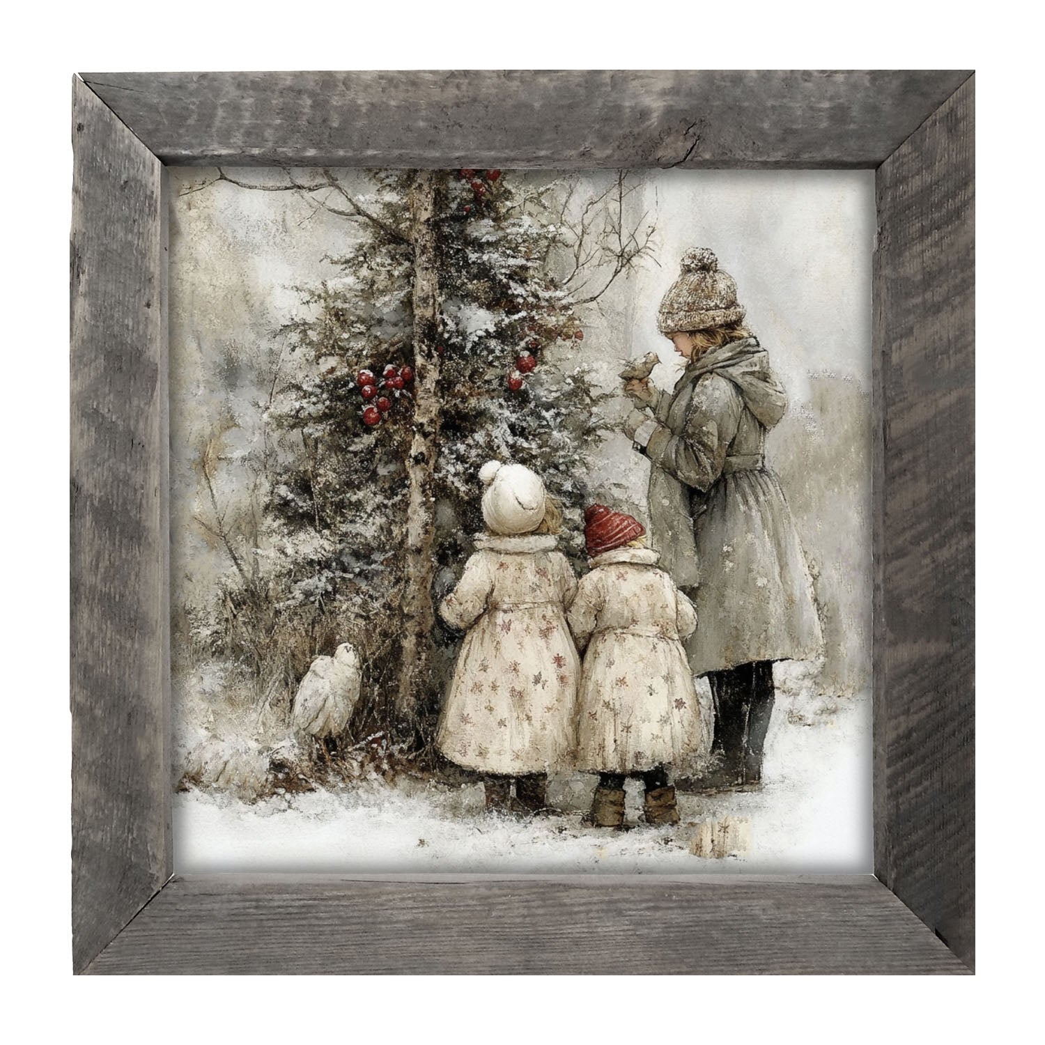 Winter's Children - Framed Art