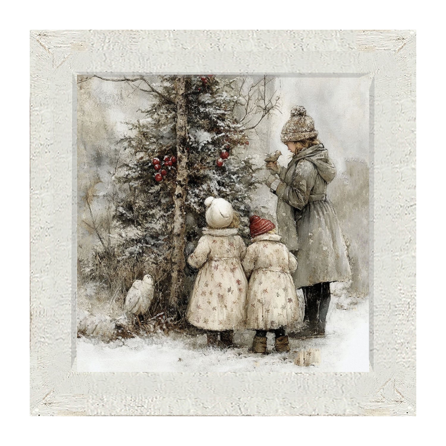 Winter's Children - Framed Art