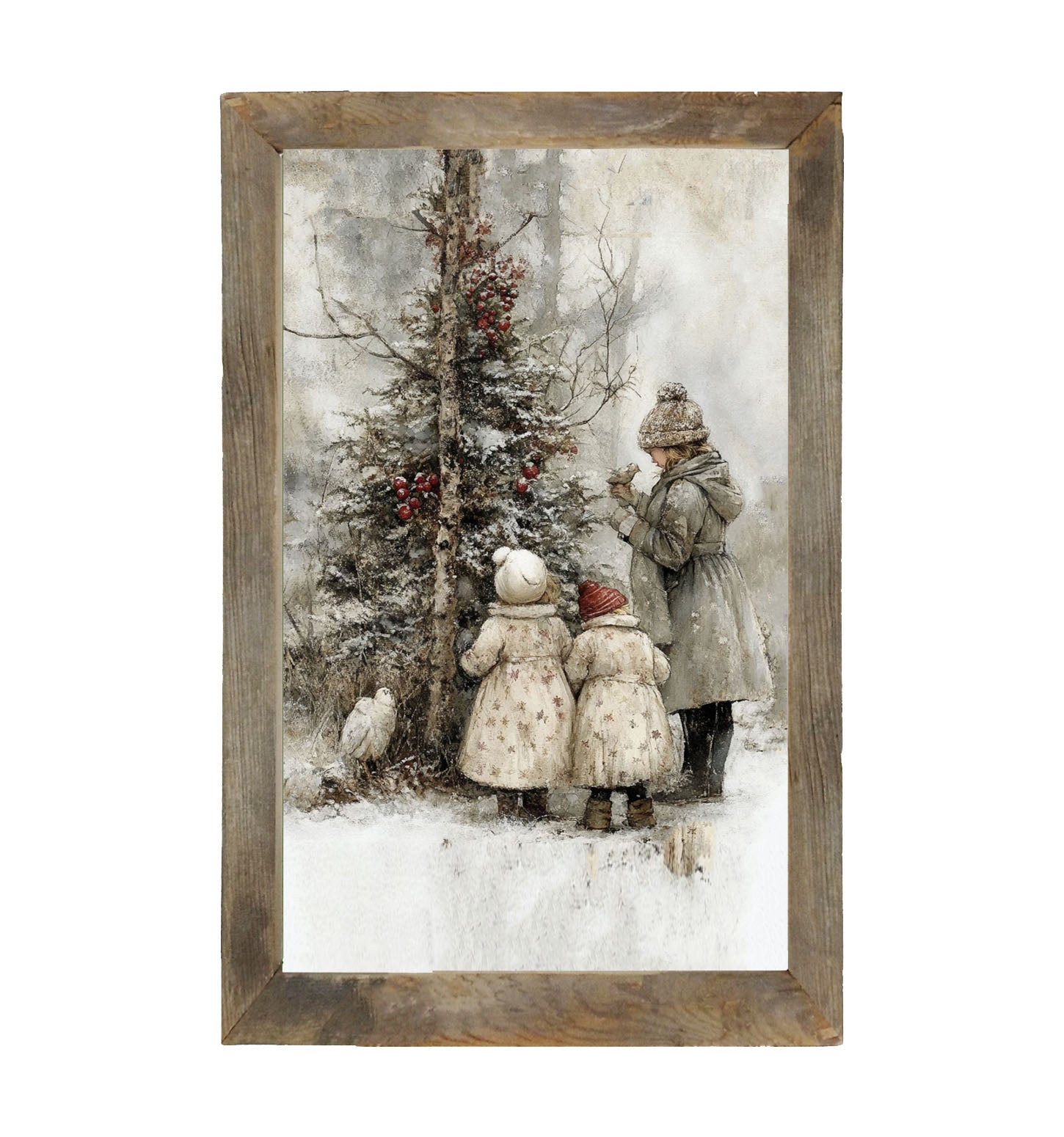 Winter's Children - Framed Art