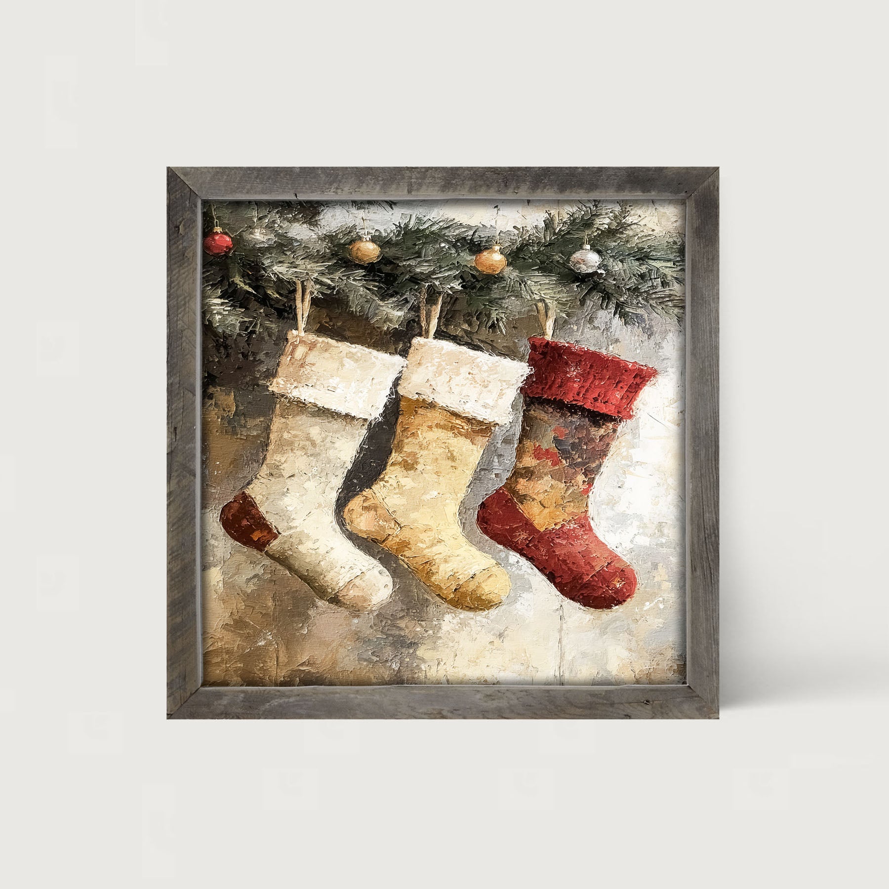 Stockings with Ornaments