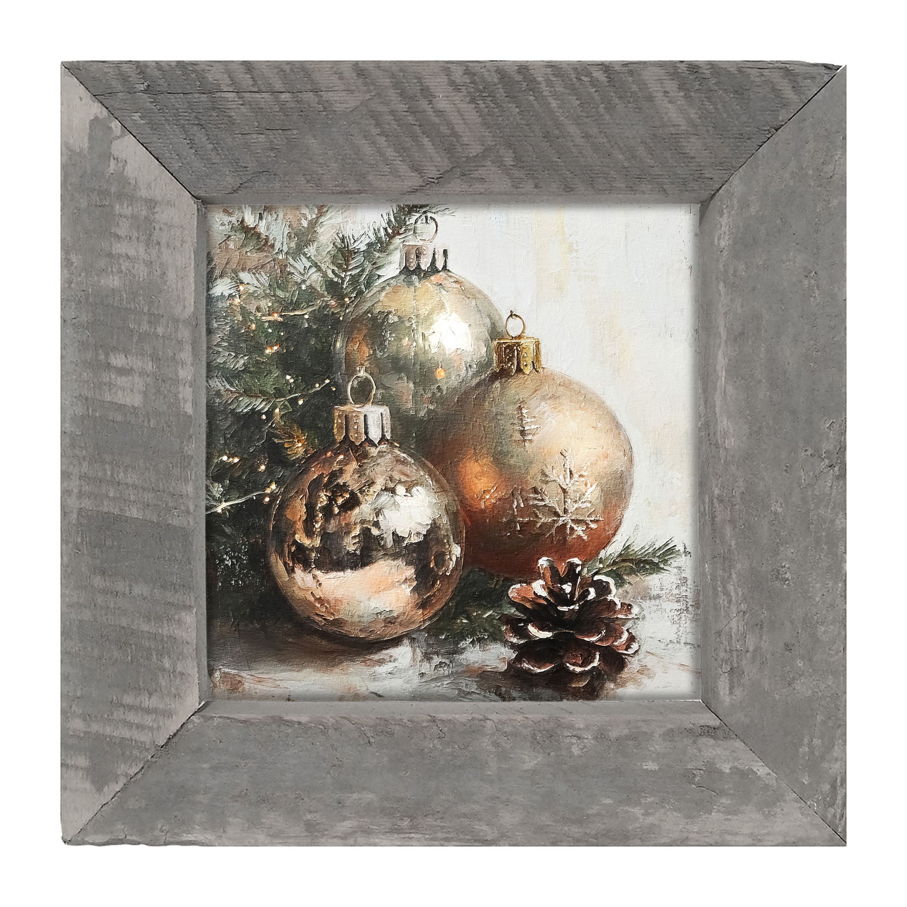 Golden Ornaments - Framed Art