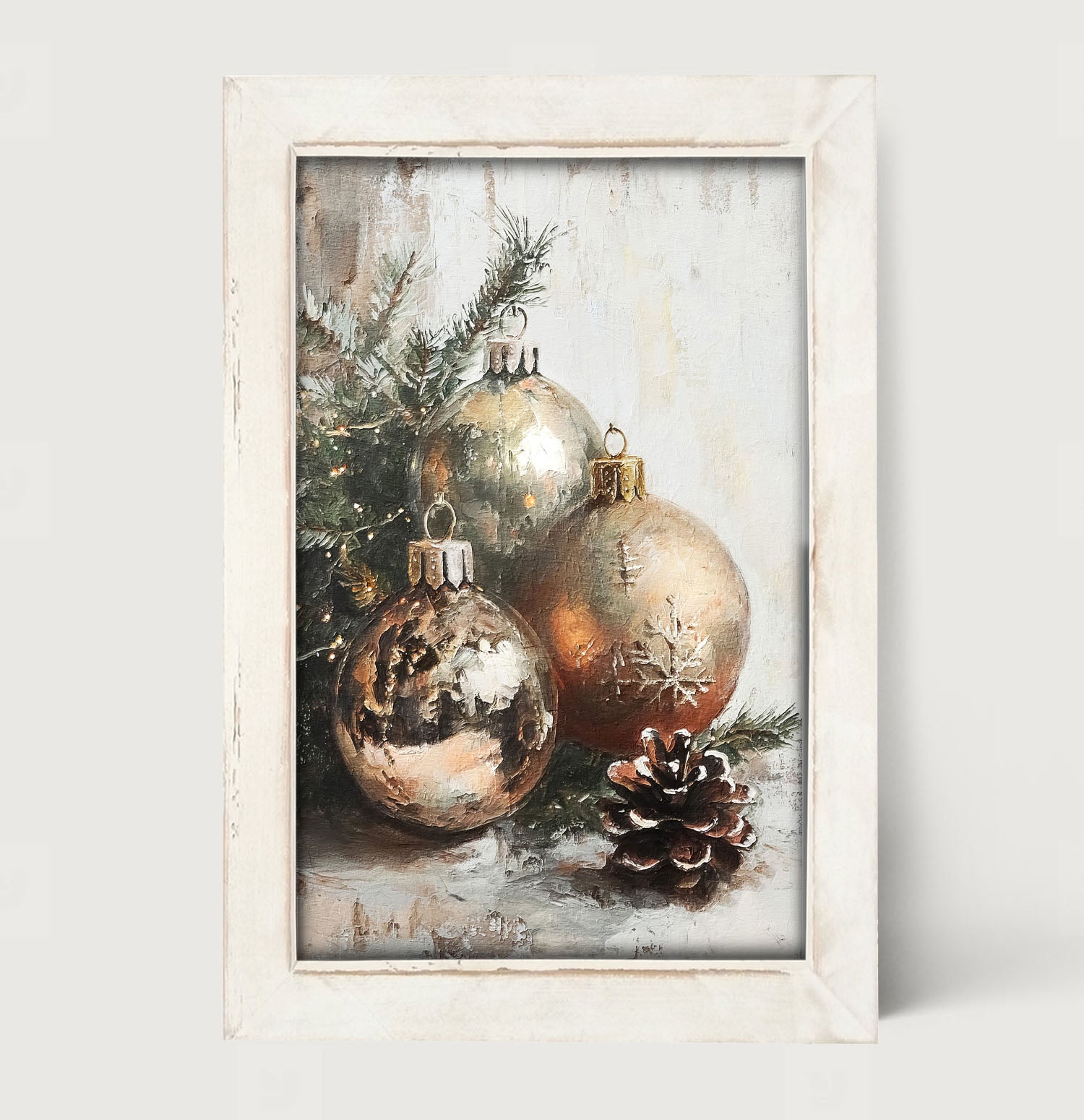 Golden Ornaments - Framed Art