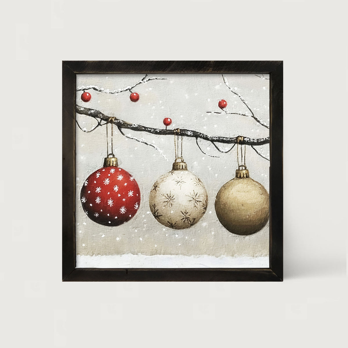 Snowy Ornaments
