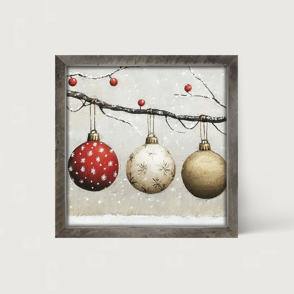 Snowy Ornaments