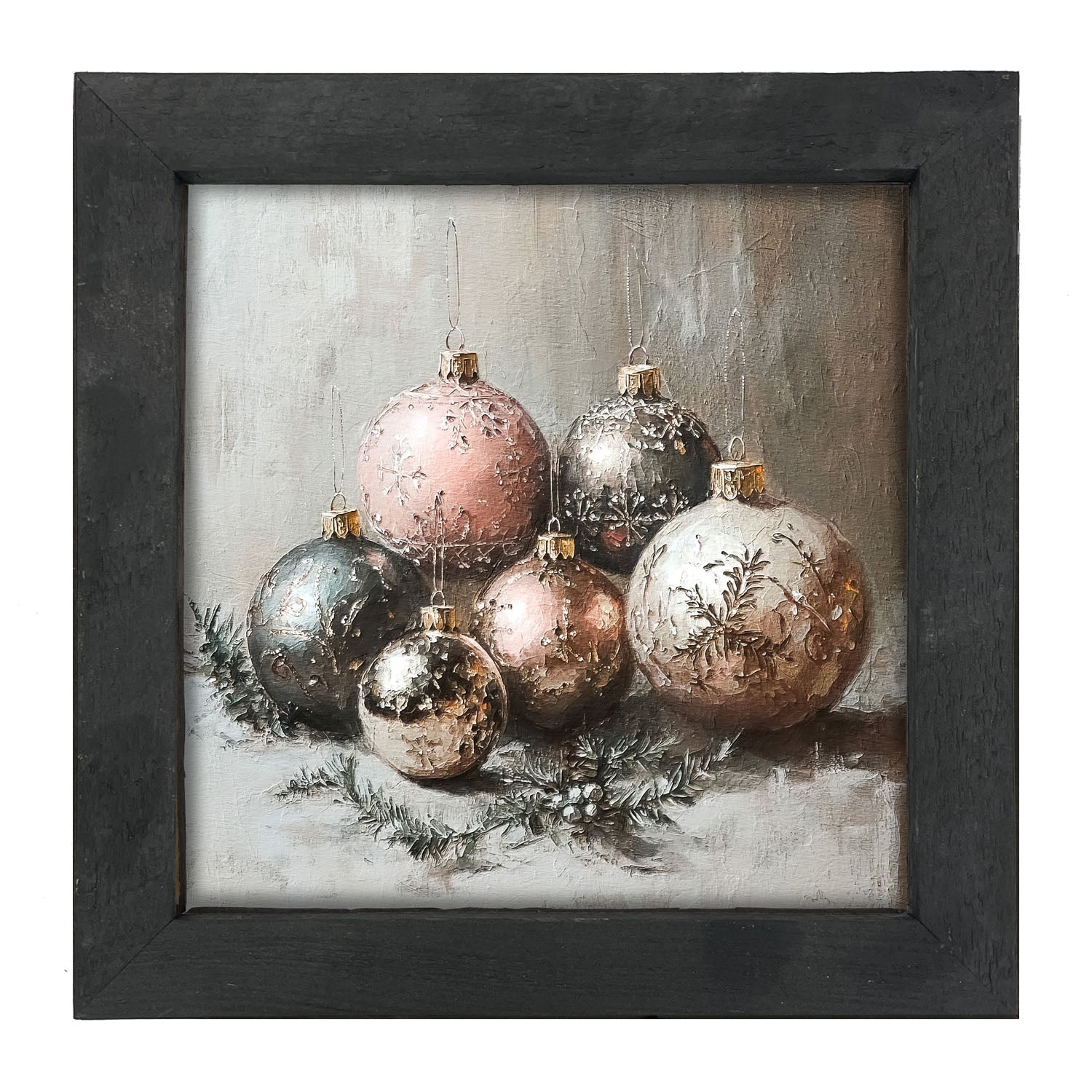 Group of Ornaments - Framed art