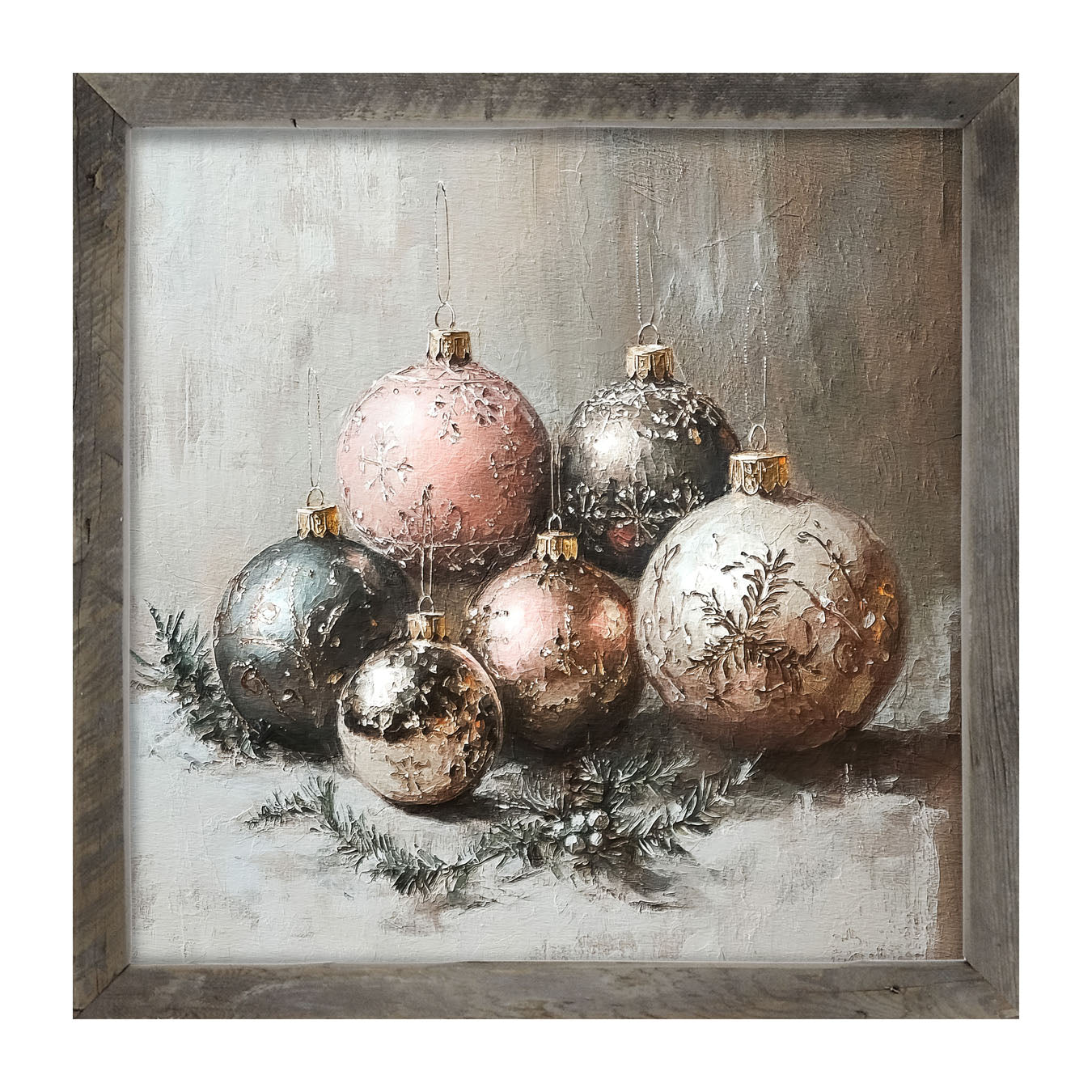 Group of Ornaments - Framed art