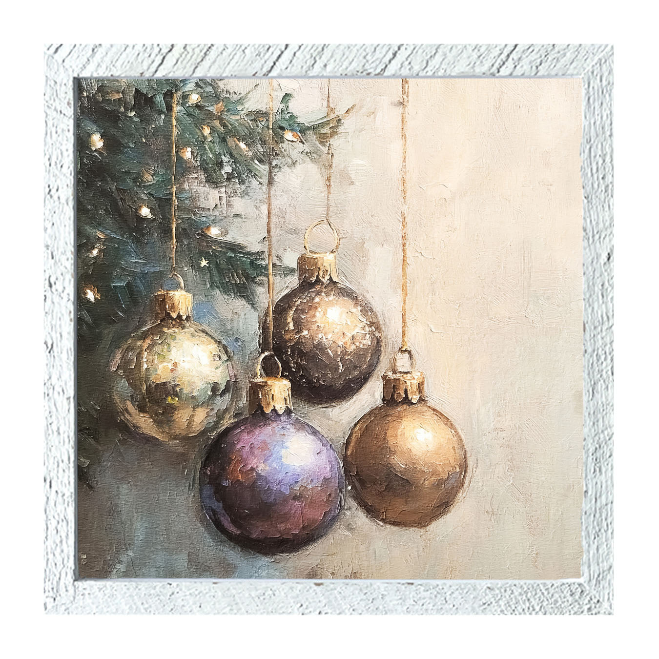 Four Ornaments - Framed art