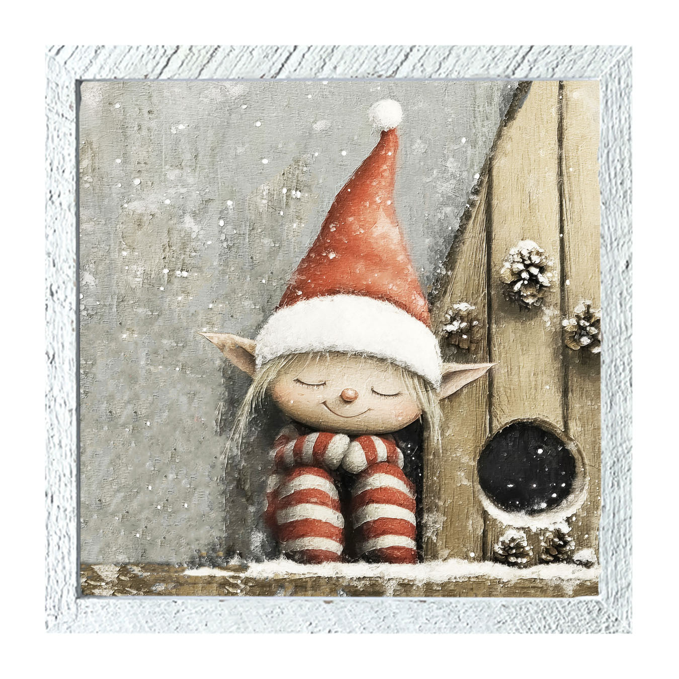 Sleeping Elf - Framed Art