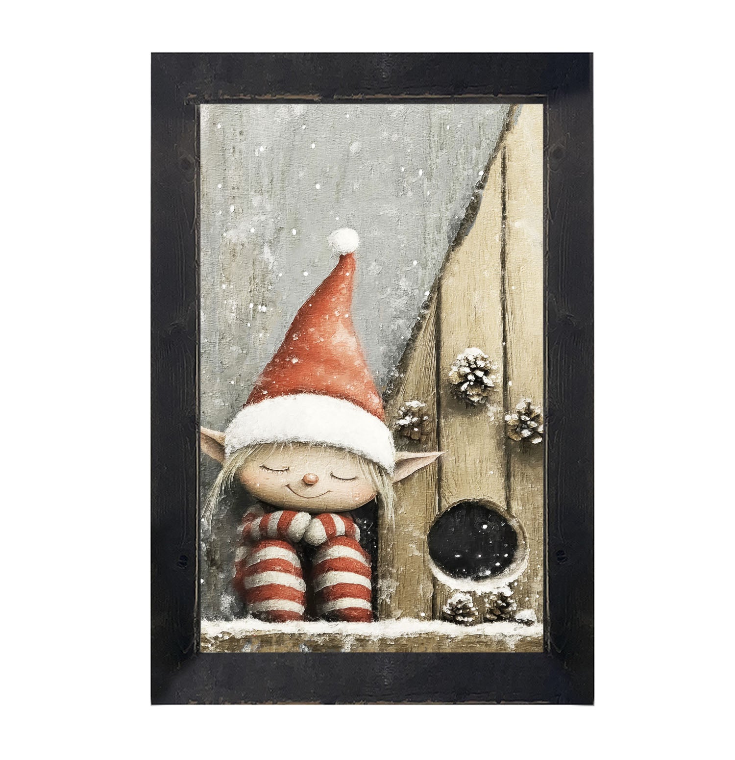 Sleeping Elf - Framed Art