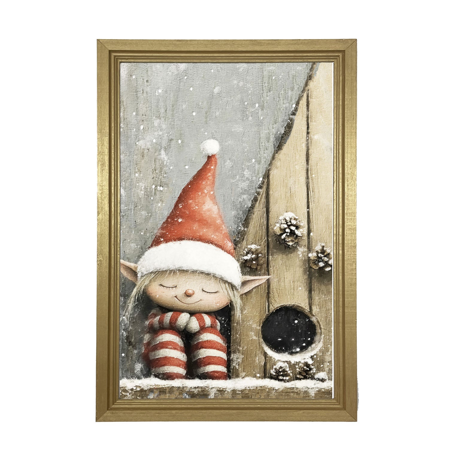 Sleeping Elf - Framed Art