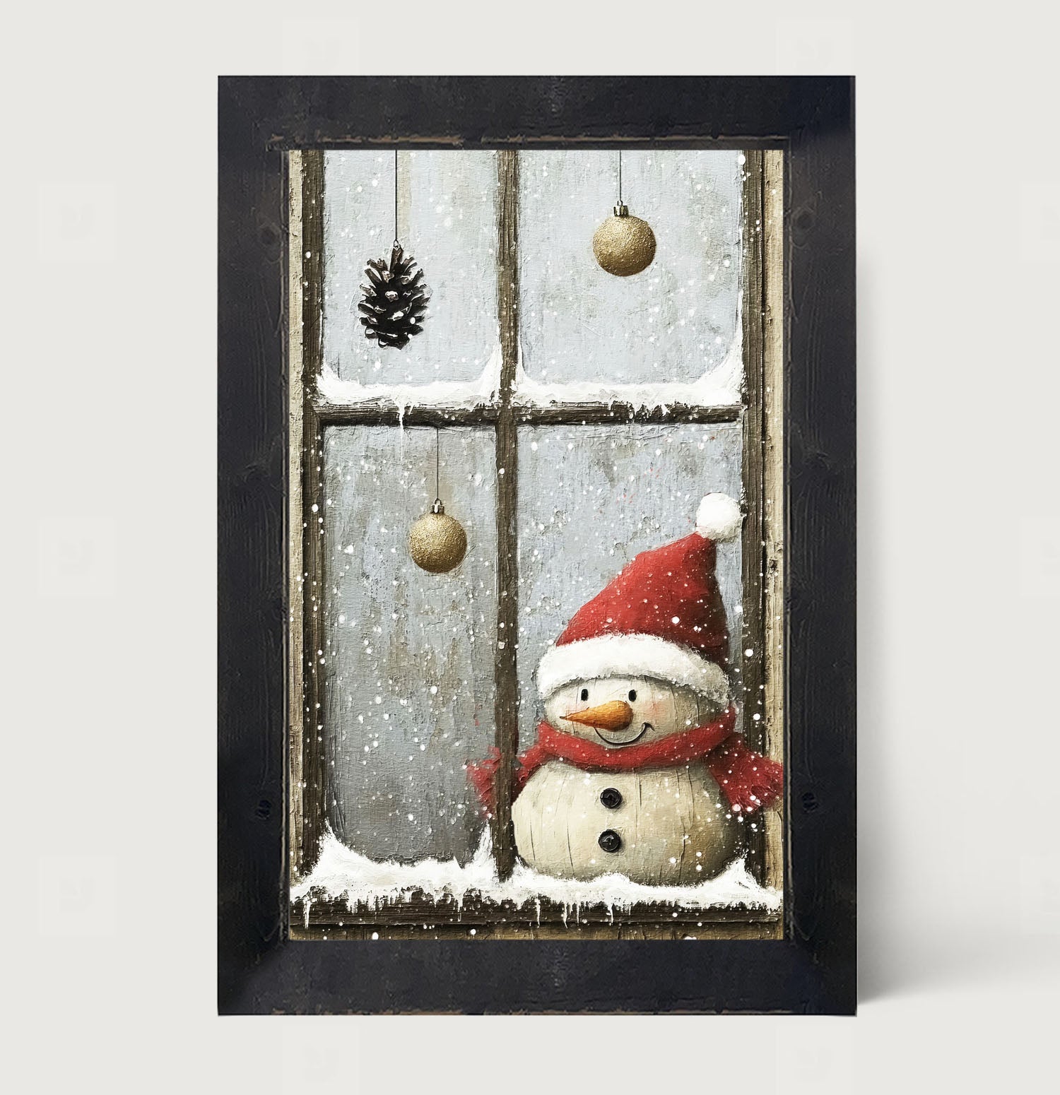 Snowman with Ornaments