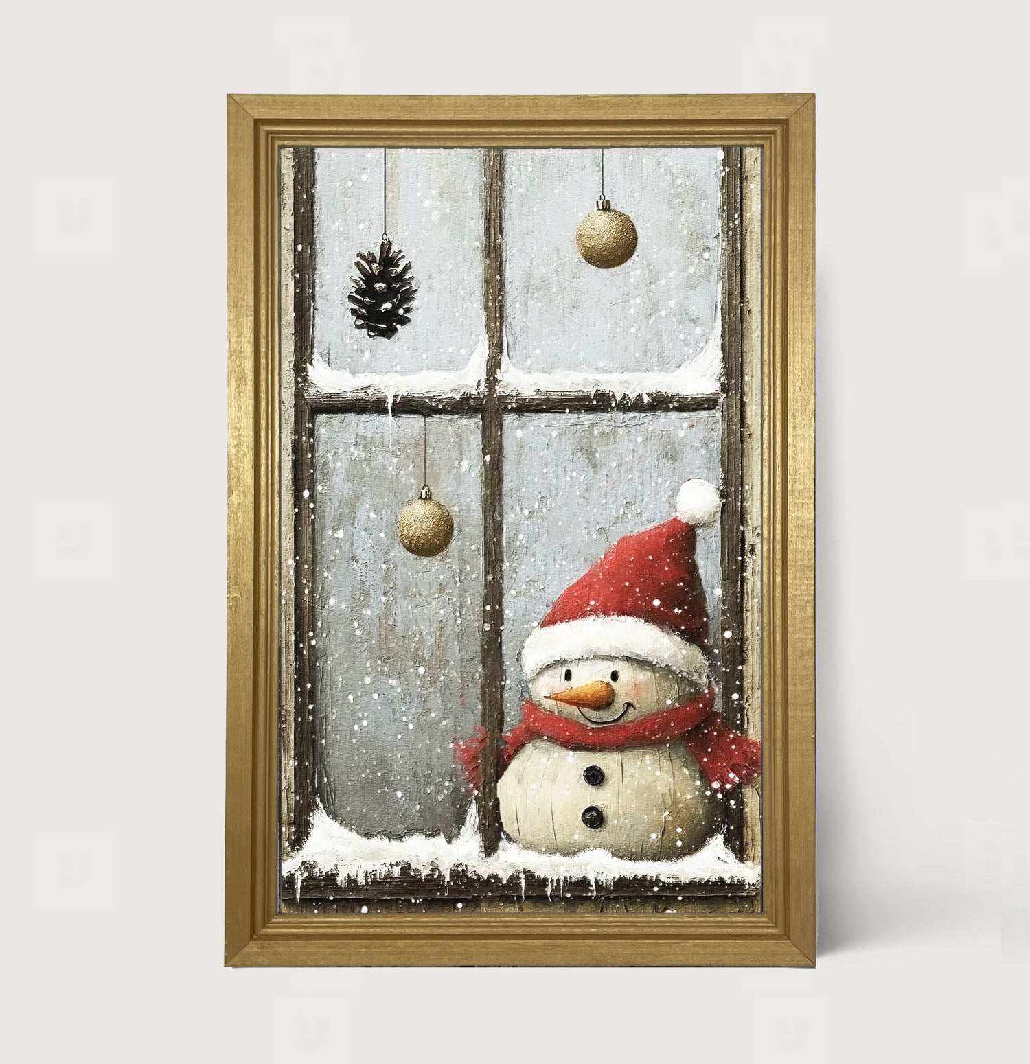 Snowman with Ornaments