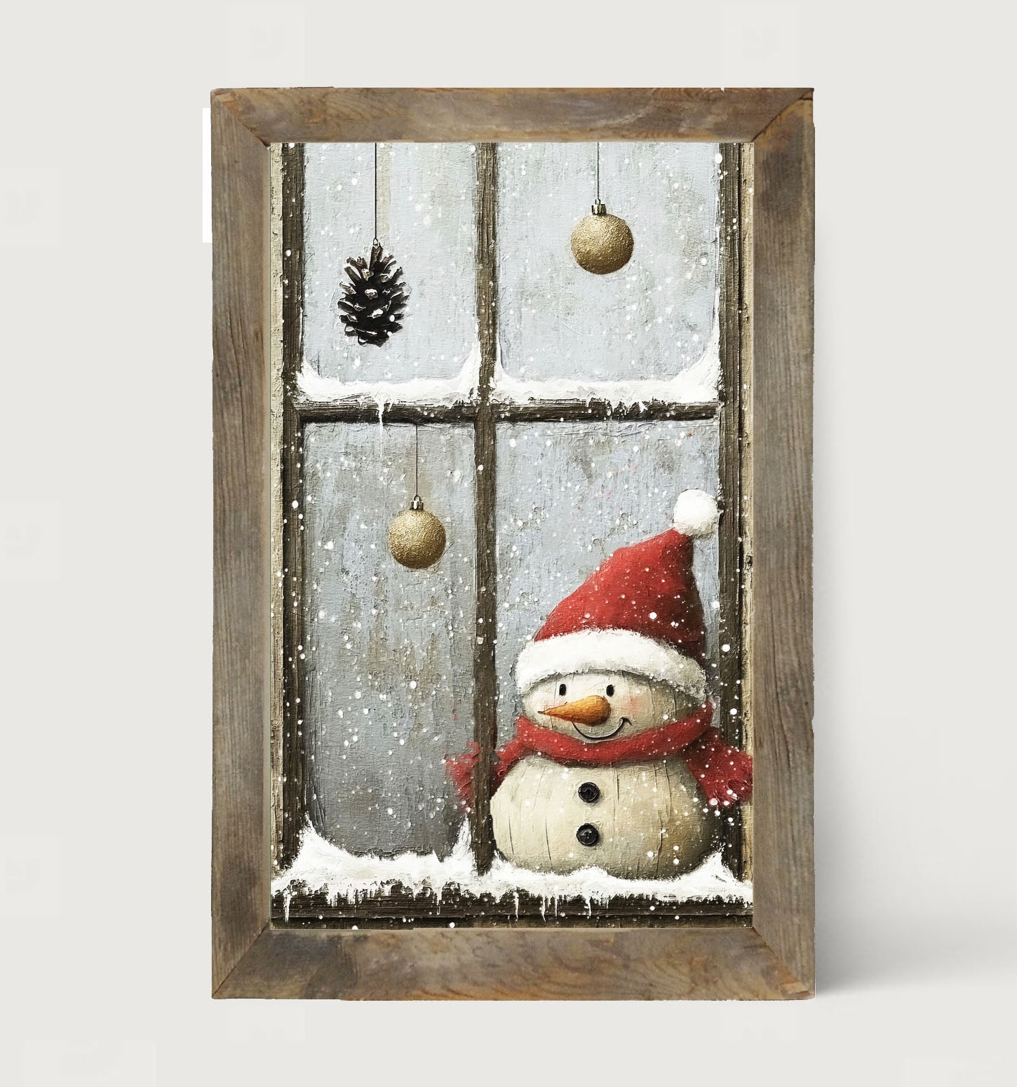 Snowman with Ornaments