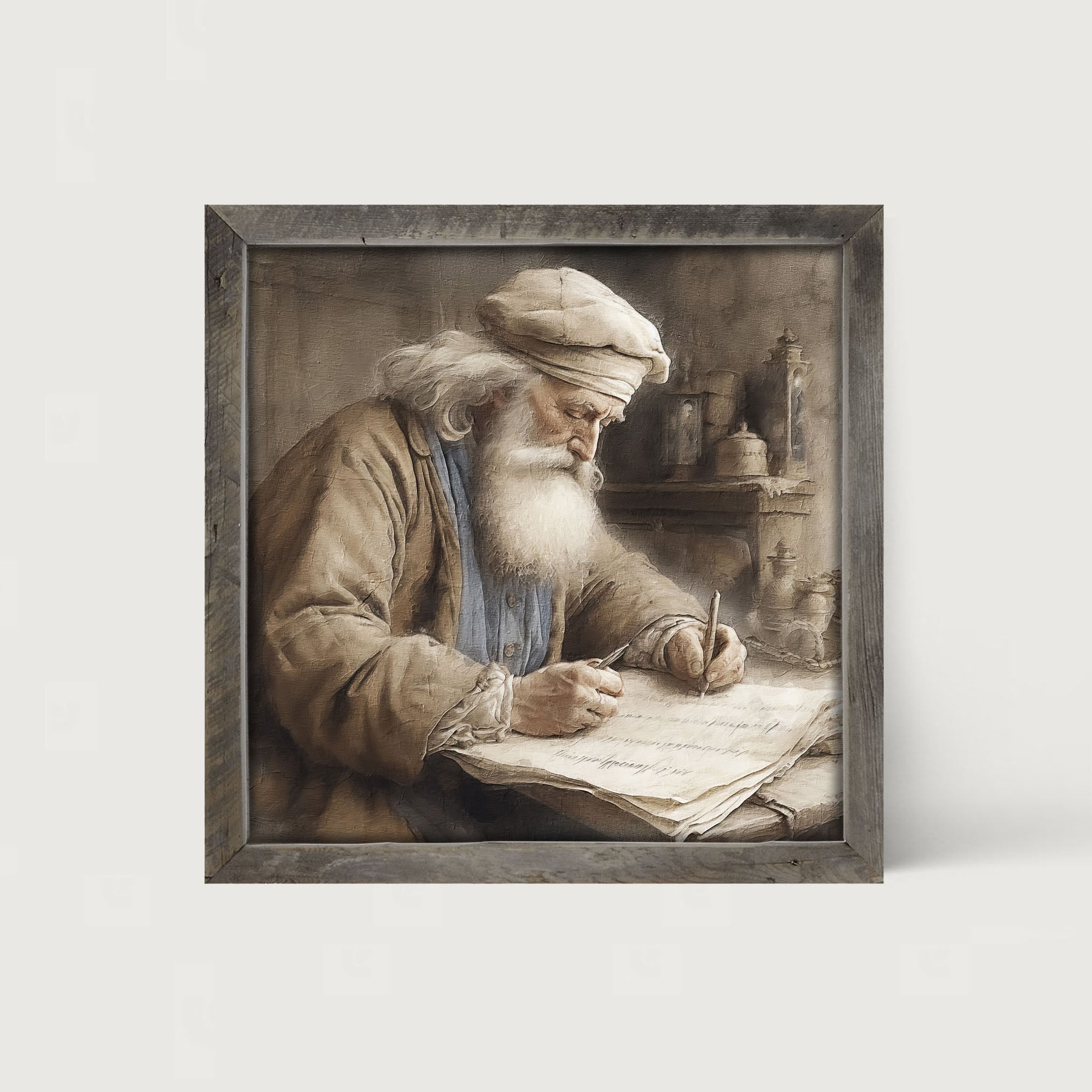 Santa Checking his List