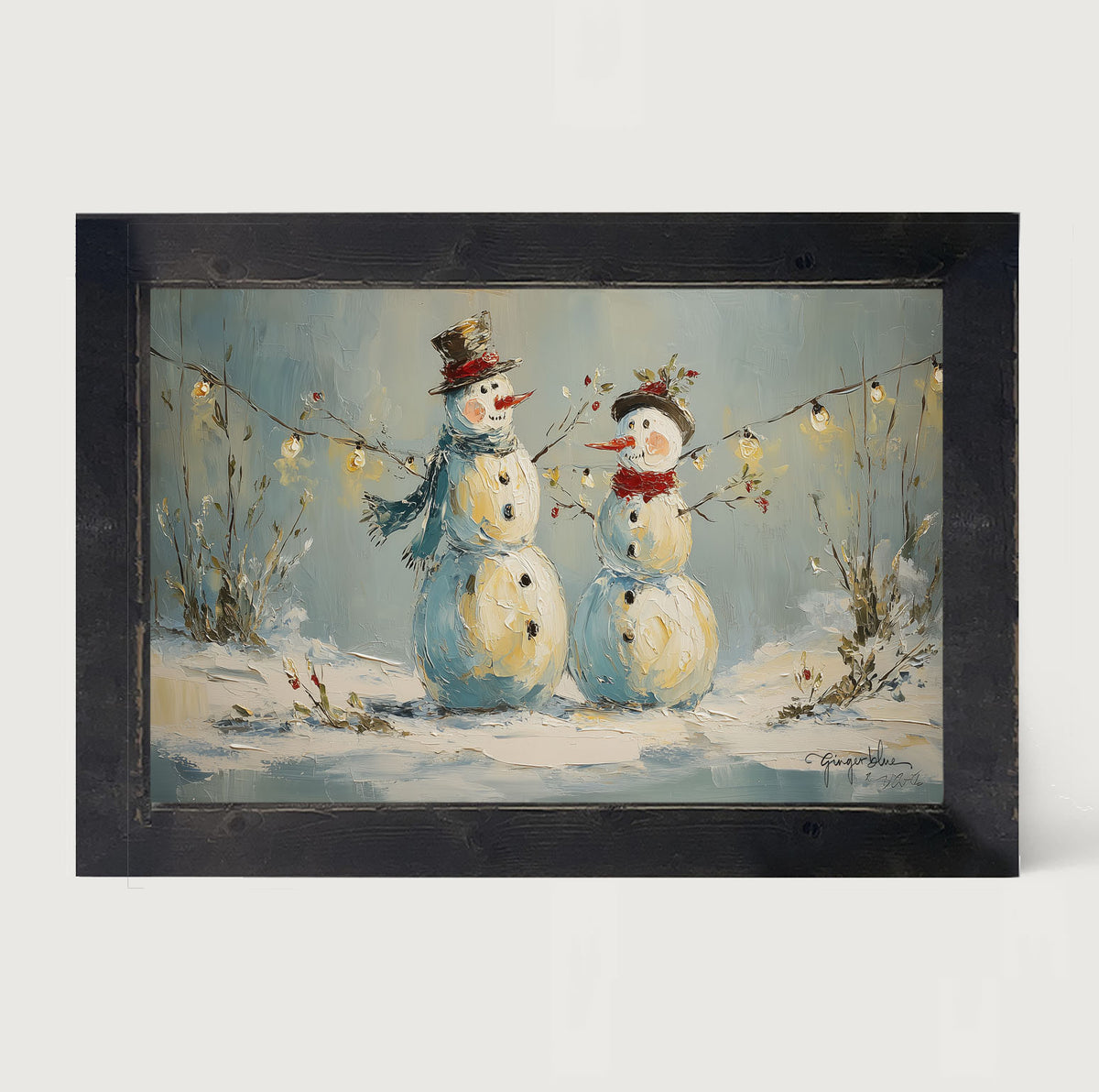 Snowman Couple