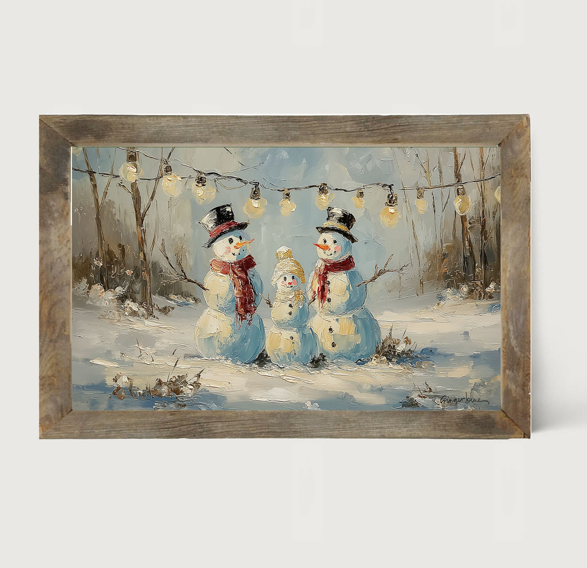 Three Snowmen