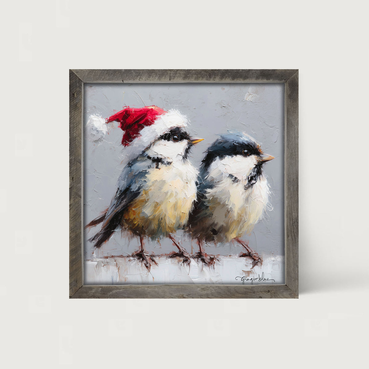 Santa Hat Birds