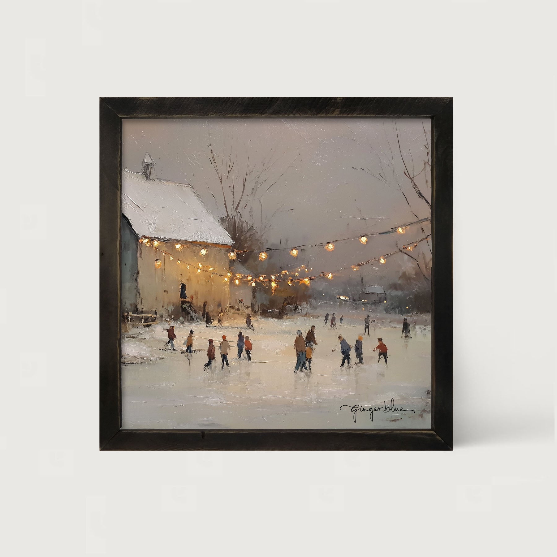 Ice Skating at the Farm