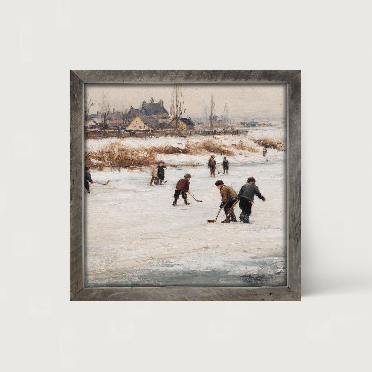 Children Playing Hockey