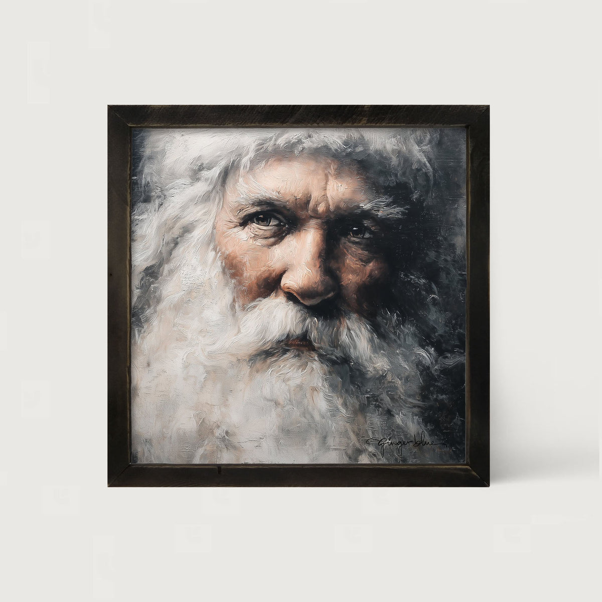 Gazing Santa
