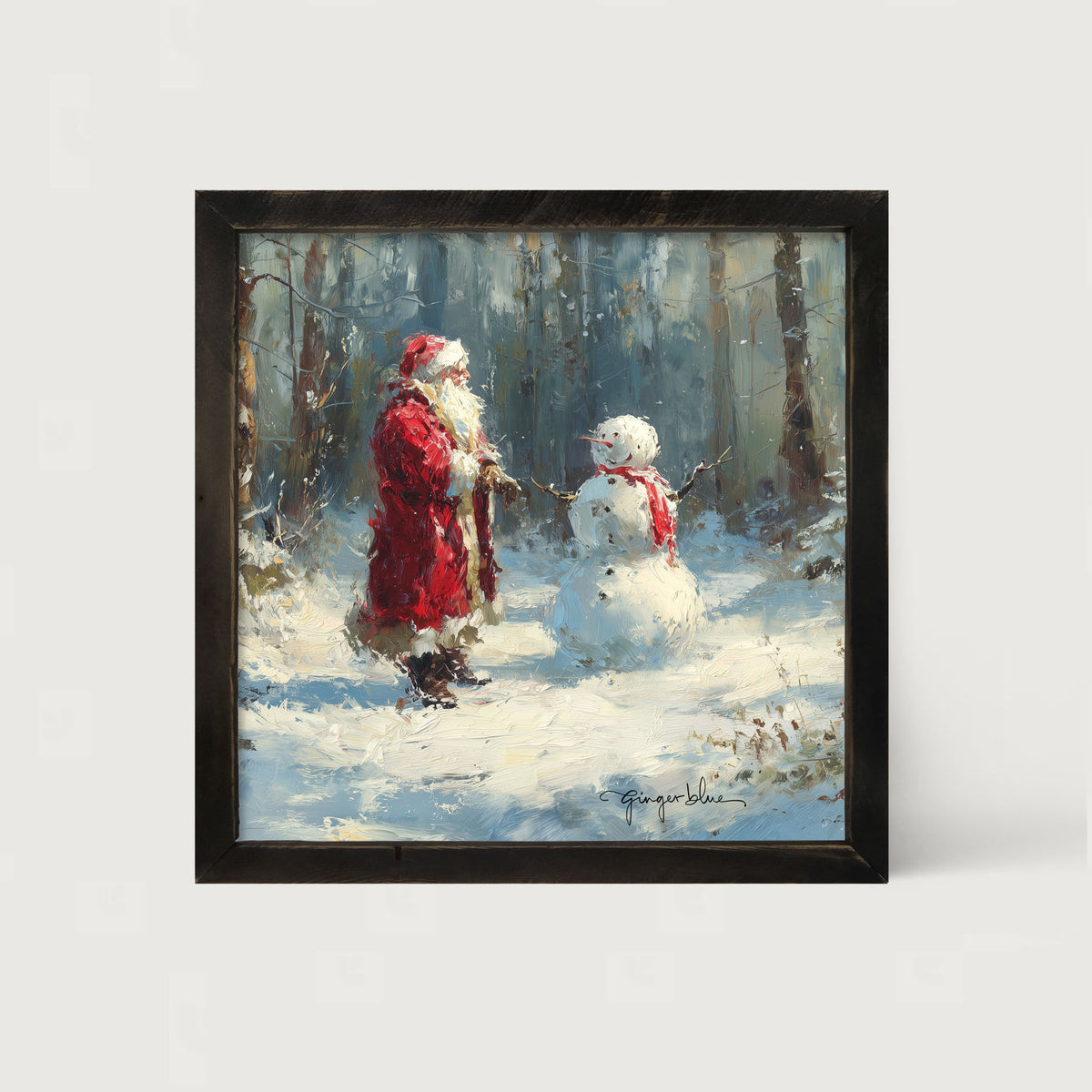 Santa and the Snowman