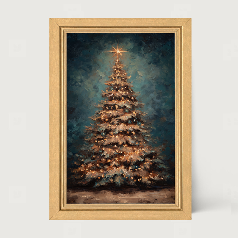 Christmas Tree at Night