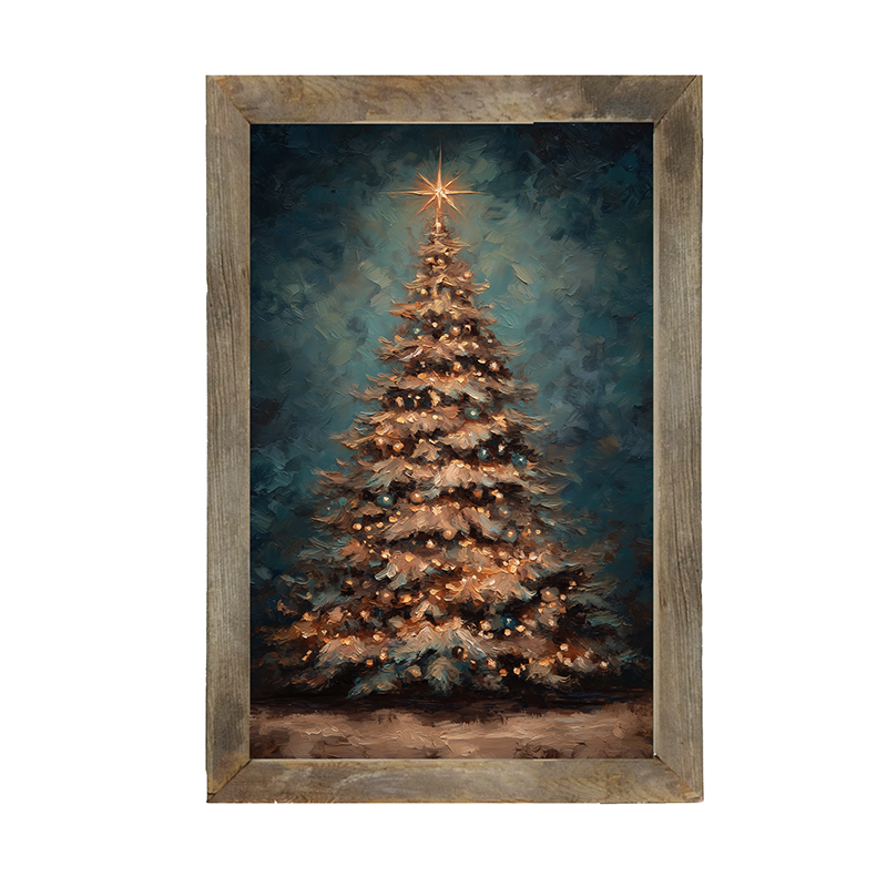 Christmas Tree at Night