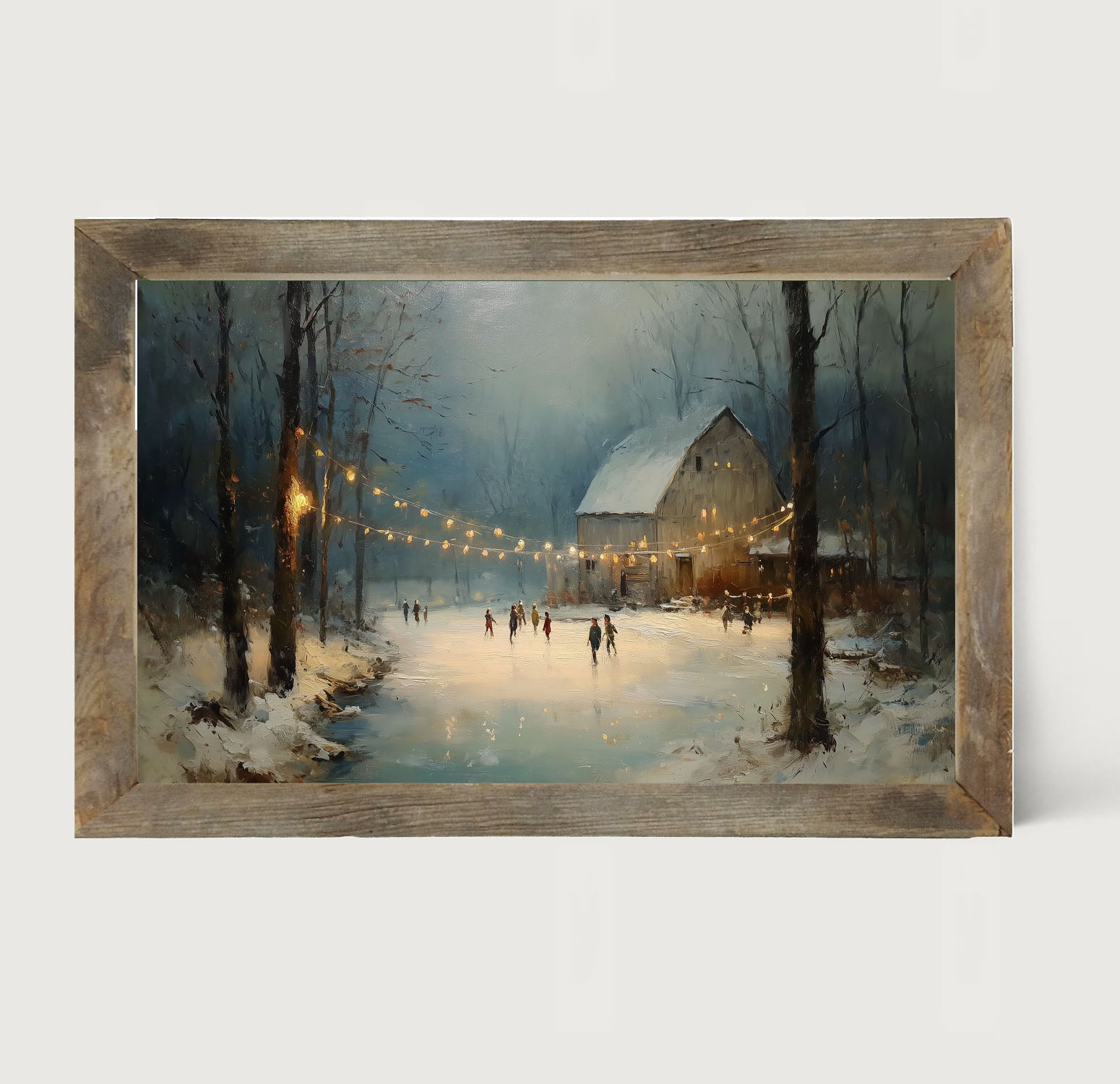 Ice Skating at the Old Barn