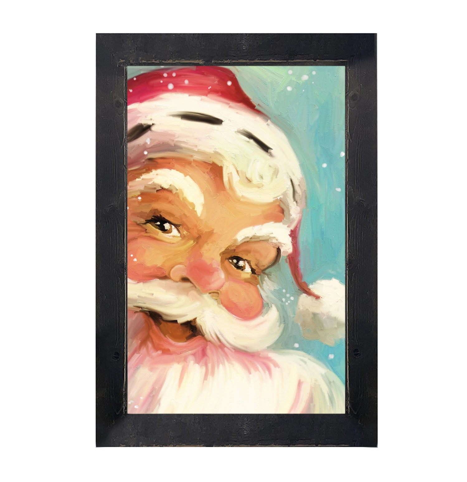 Aqua Santa - Framed Art